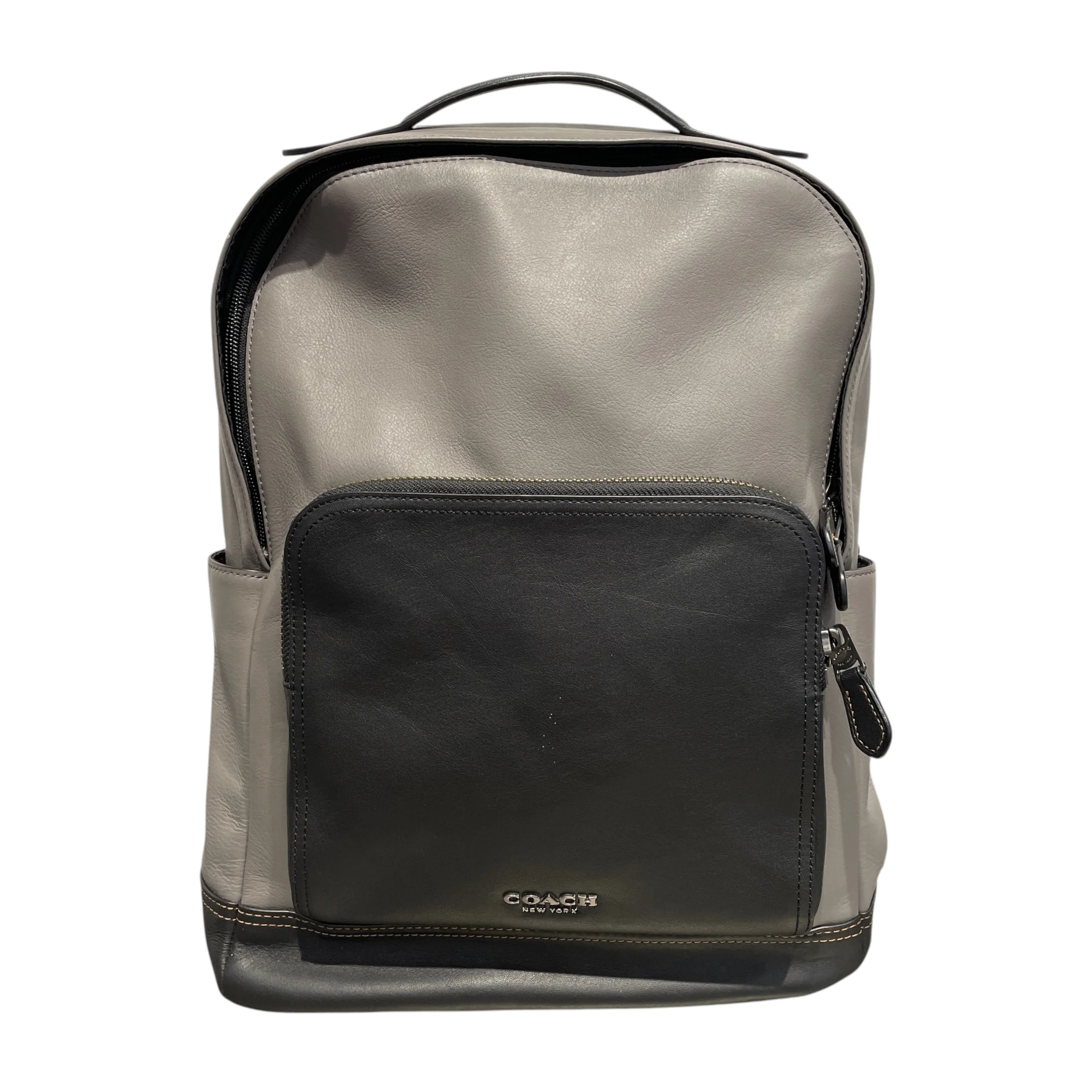 COACH/Backpack/Leather/BLK/graham rucksack