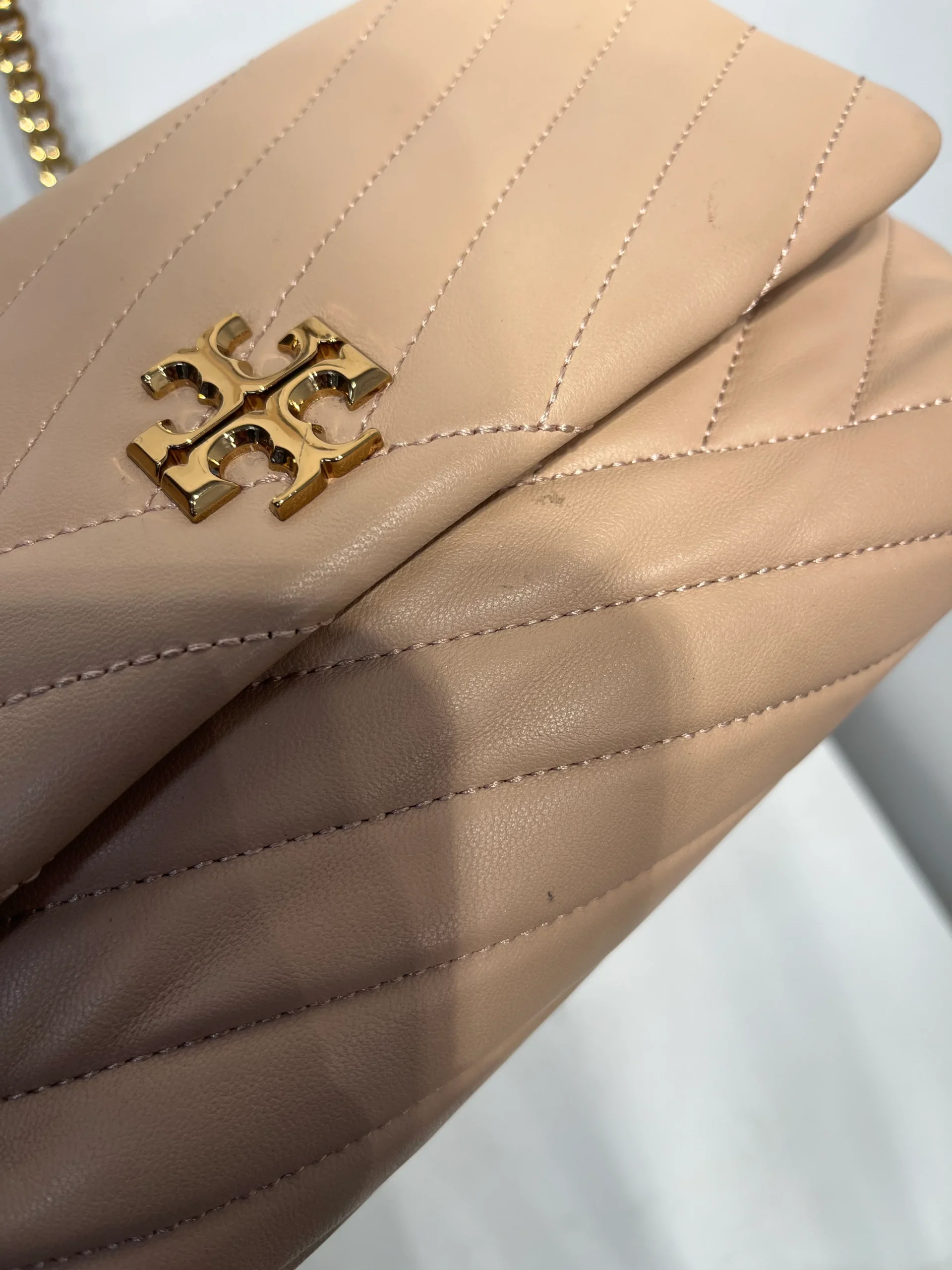 TORY BURCH/Cross Body Bag/Leather/BEG/