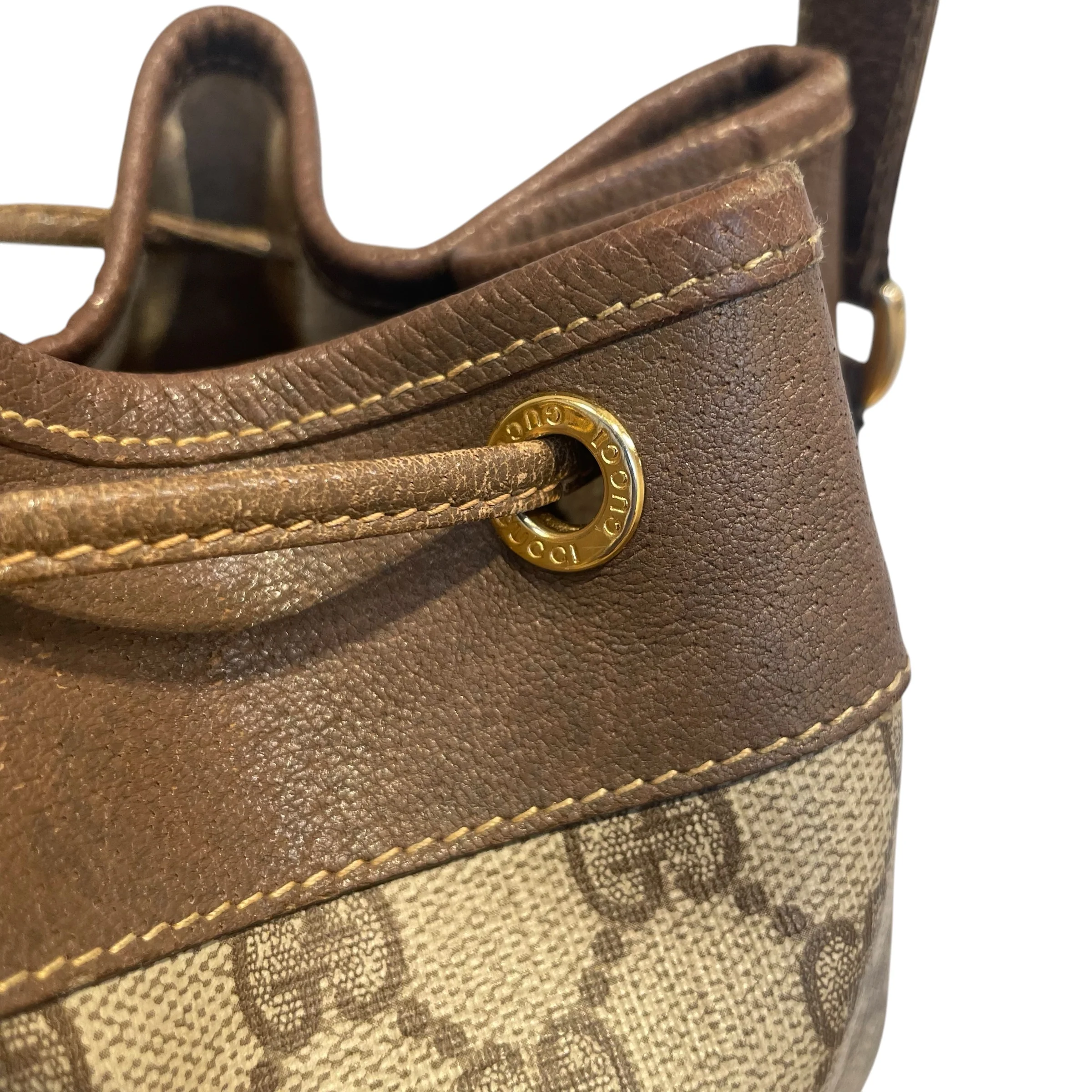 GUCCI/Bag/Monogram/BRW/bucket bag/green red stripe