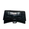 BALENCIAGA/Bag/Animal Pattern/Leather/BLK/Embossed Leather