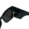 SAINT LAURENT/Sunglasses/Plastic/BLK/Fox/YSL LOGO BLAZE SLM119
