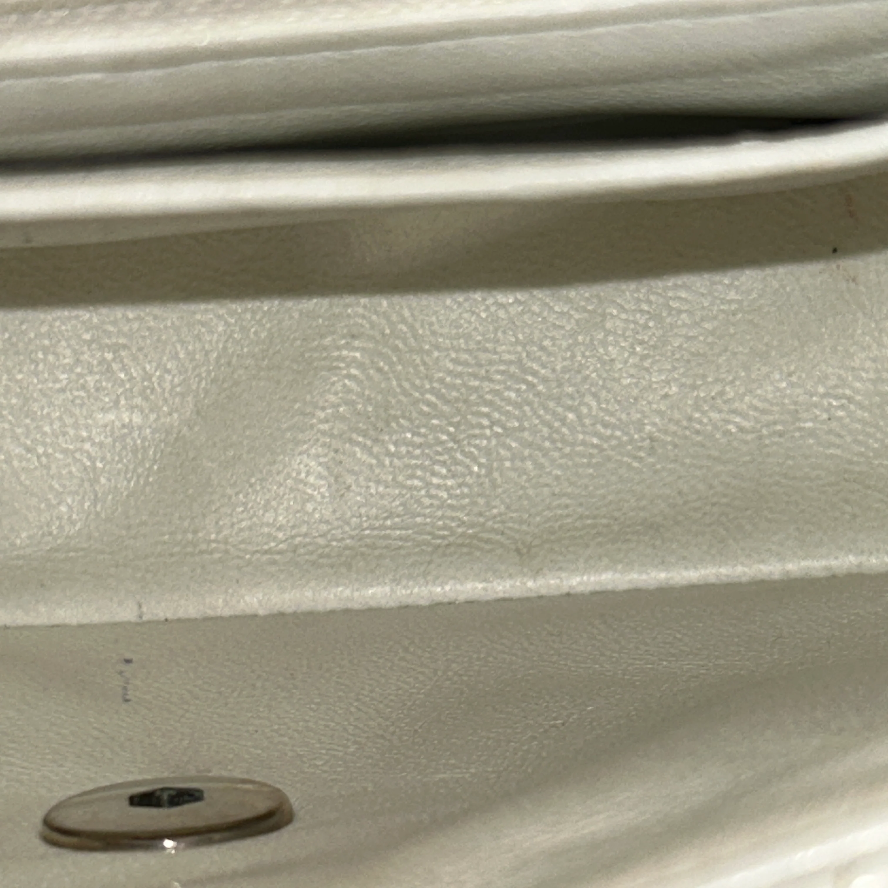 CHANEL/Bag/WHT/Mini Caviar Flap
