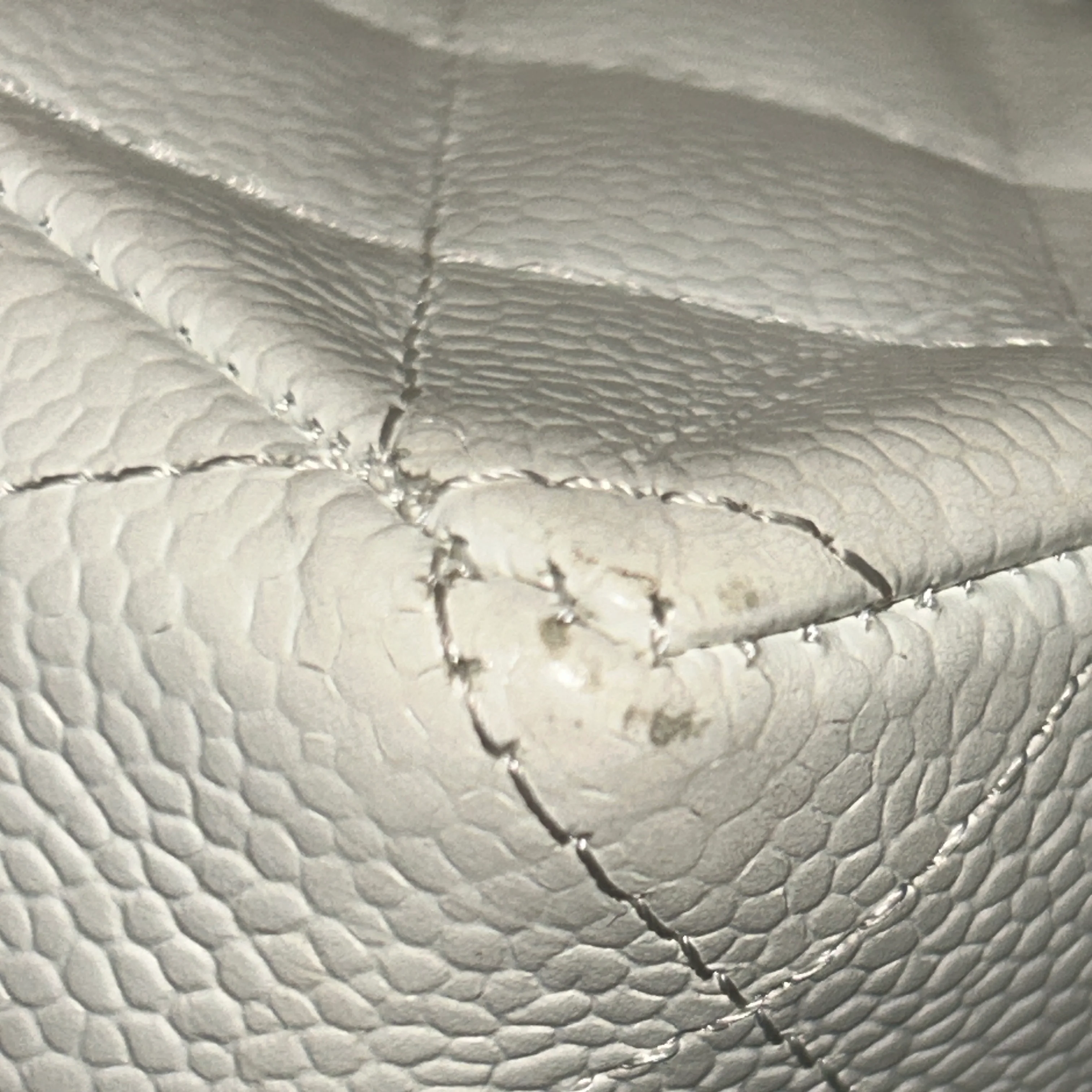 CHANEL/Bag/WHT/Mini Caviar Flap
