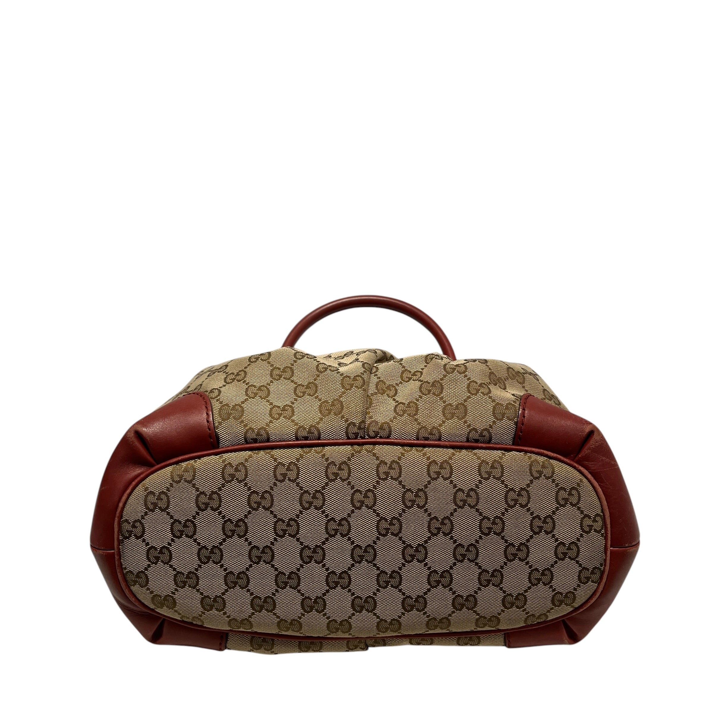 GUCCI/Hand Bag/Monogram/Leather/RED/sukey handbag