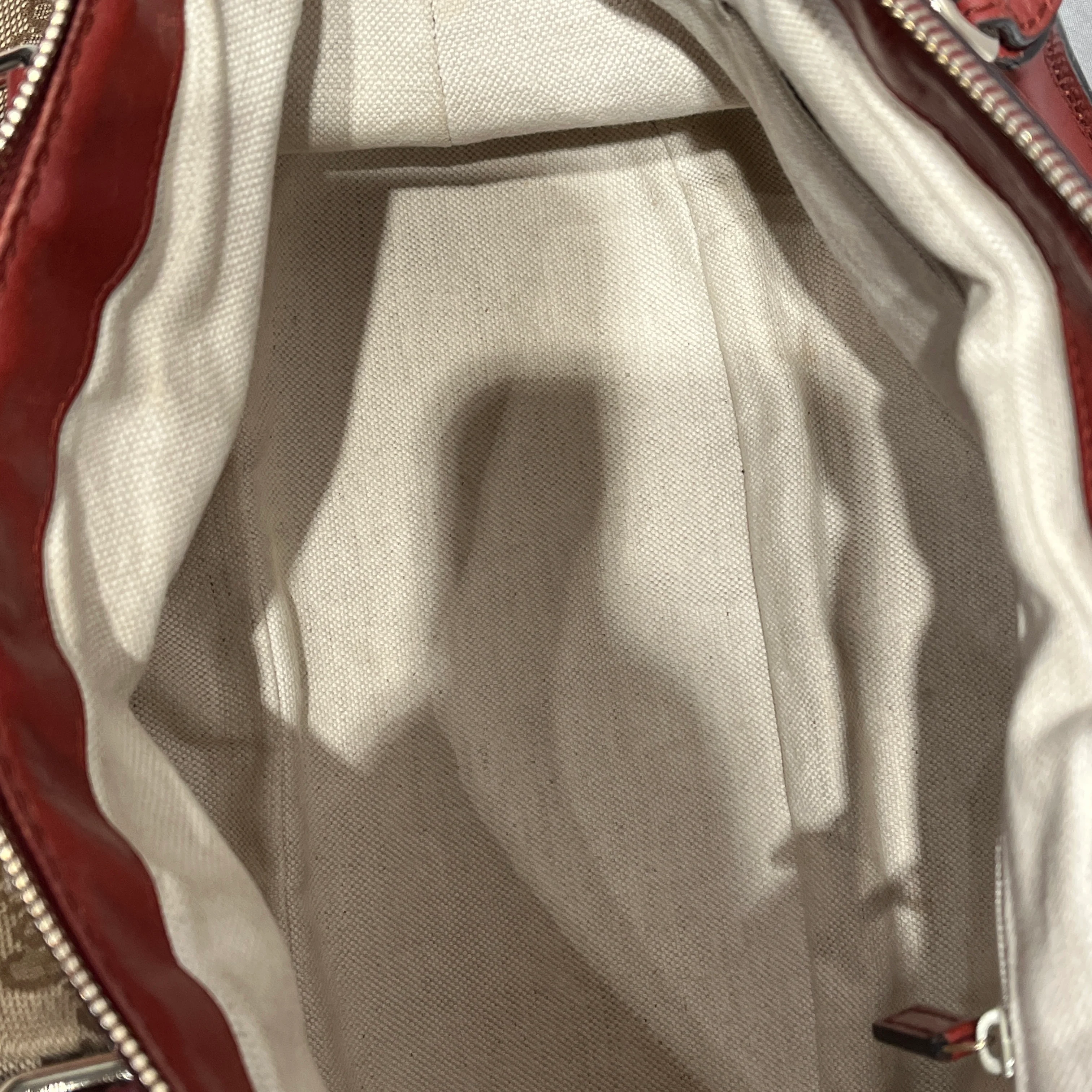 GUCCI/Hand Bag/Monogram/Leather/RED/sukey handbag