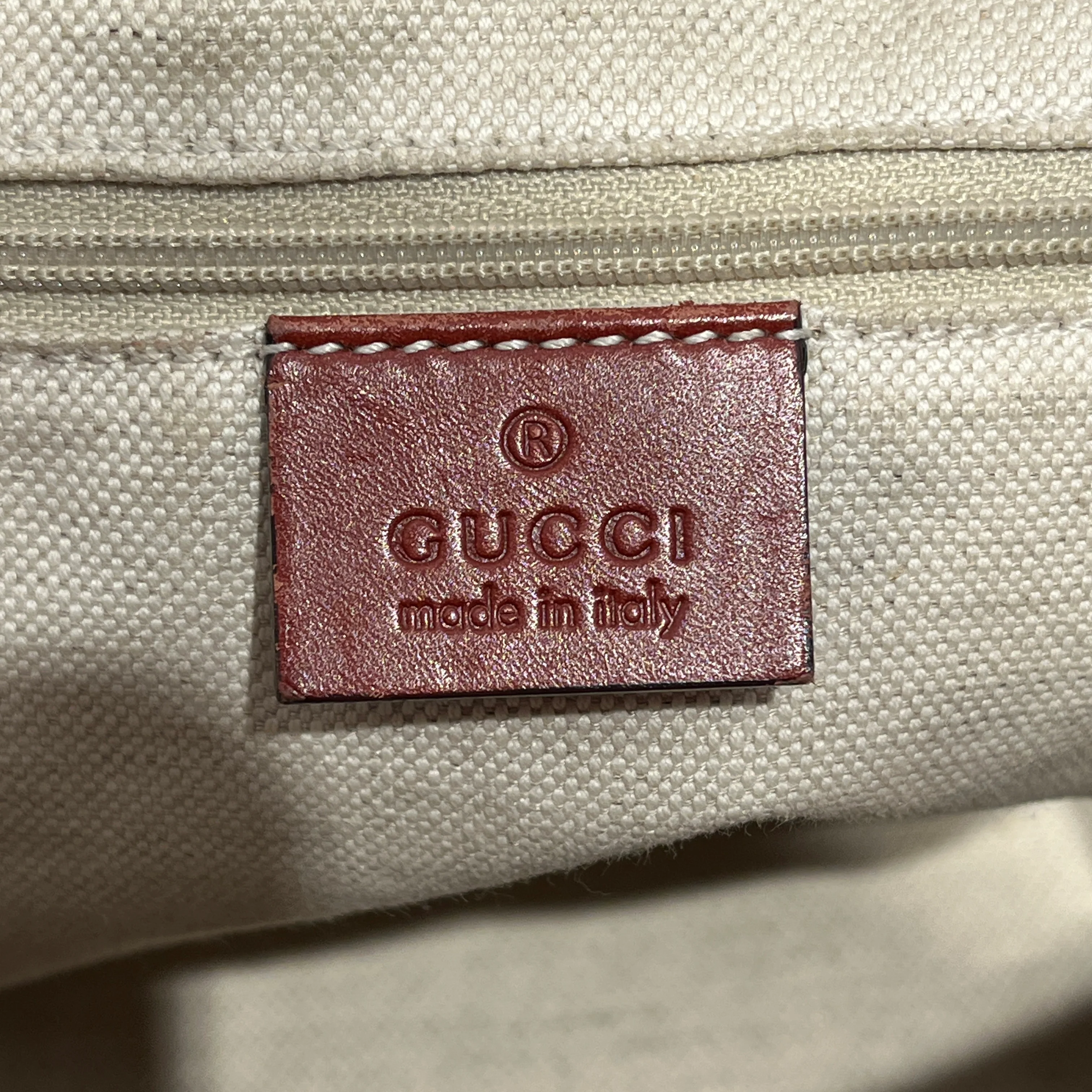 GUCCI/Hand Bag/Monogram/Leather/RED/sukey handbag