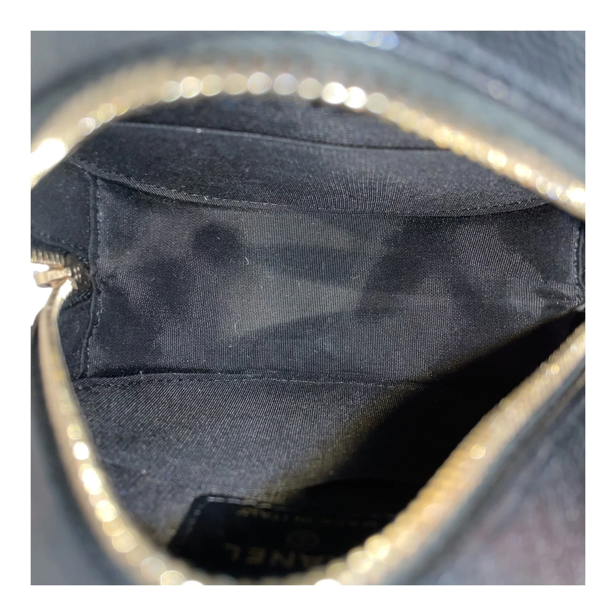 CHANEL/Cross Body Bag/Leather/BLK/french new wave quilted
