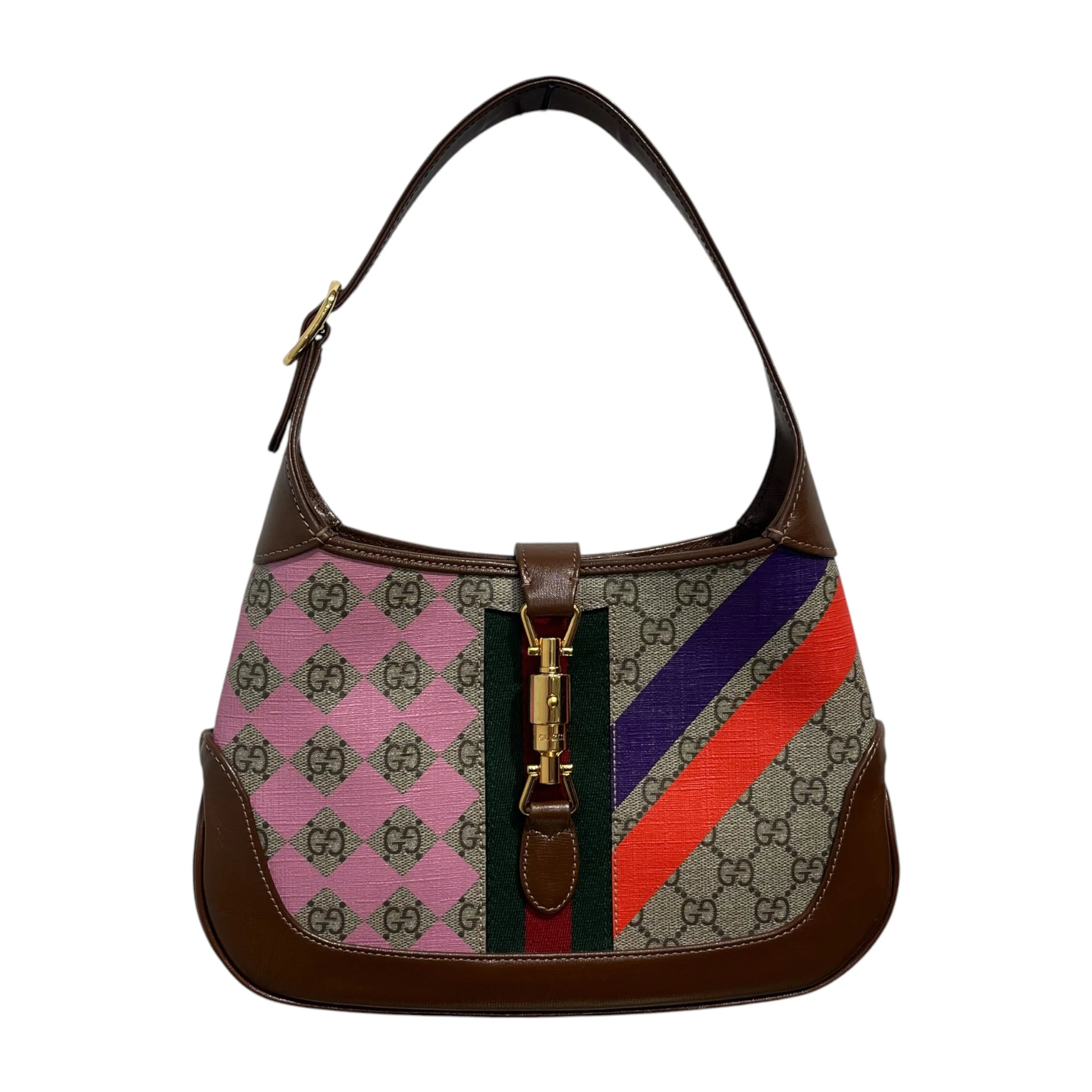 GUCCI/Cross Body Bag/Monogram/BEG/MULTI COLOR JACKIE '61 BAG