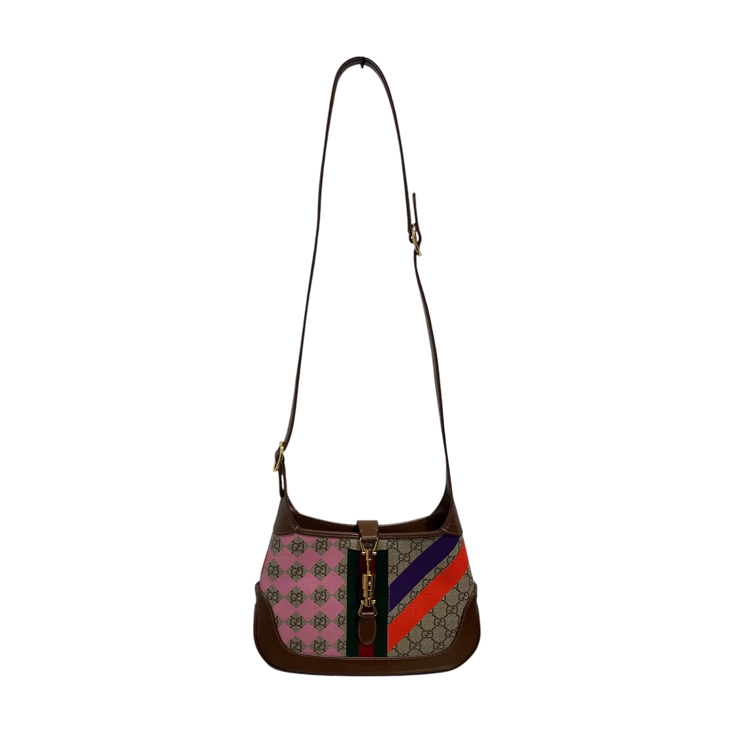 GUCCI/Cross Body Bag/Monogram/BEG/MULTI COLOR JACKIE '61 BAG