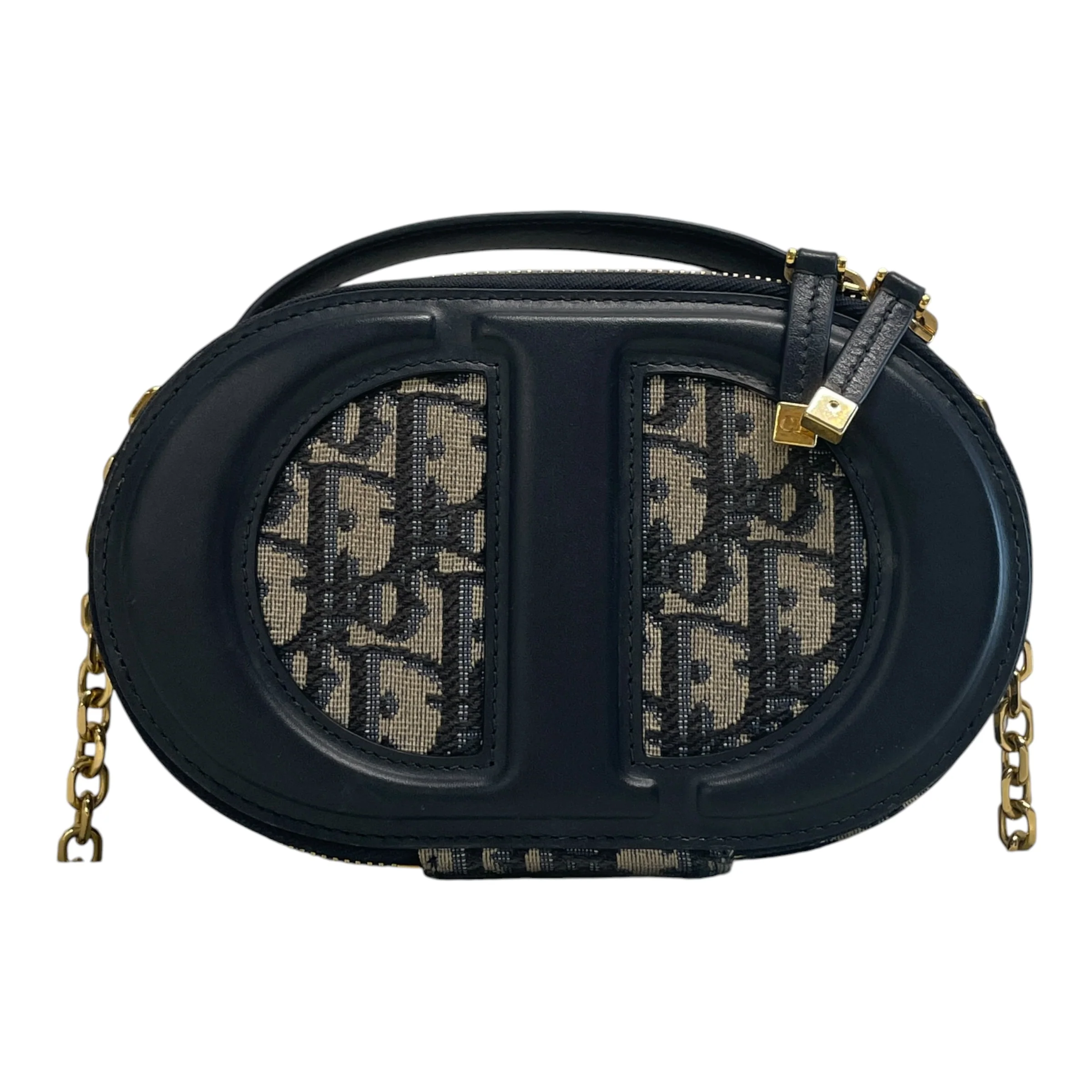 Christian Dior/Cross Body Bag/Monogram/Leather/MLT/OBLIQUE CD SIGNATURE BAG