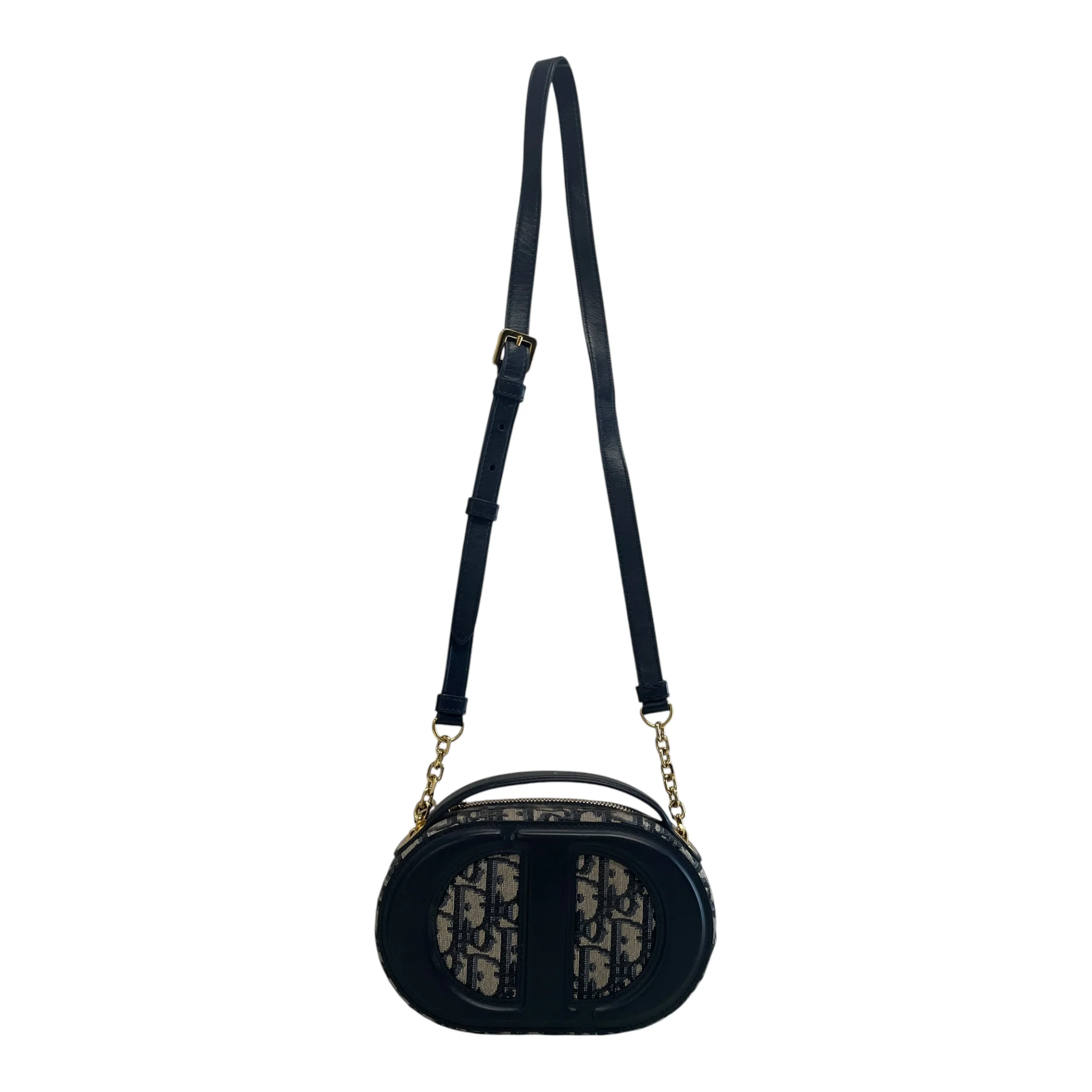 Christian Dior/Cross Body Bag/Monogram/Leather/MLT/OBLIQUE CD SIGNATURE BAG