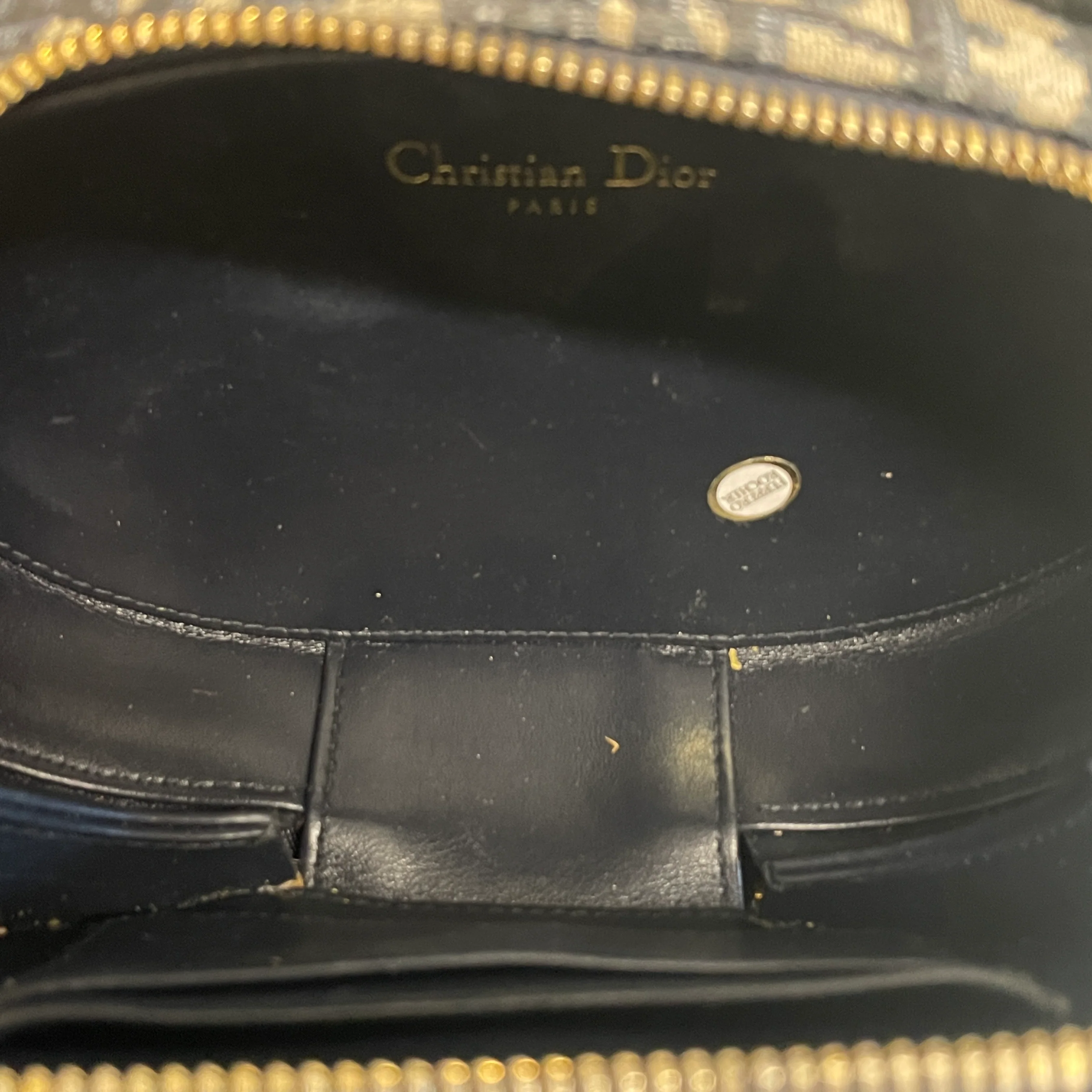 Christian Dior/Cross Body Bag/Monogram/Leather/MLT/OBLIQUE CD SIGNATURE BAG