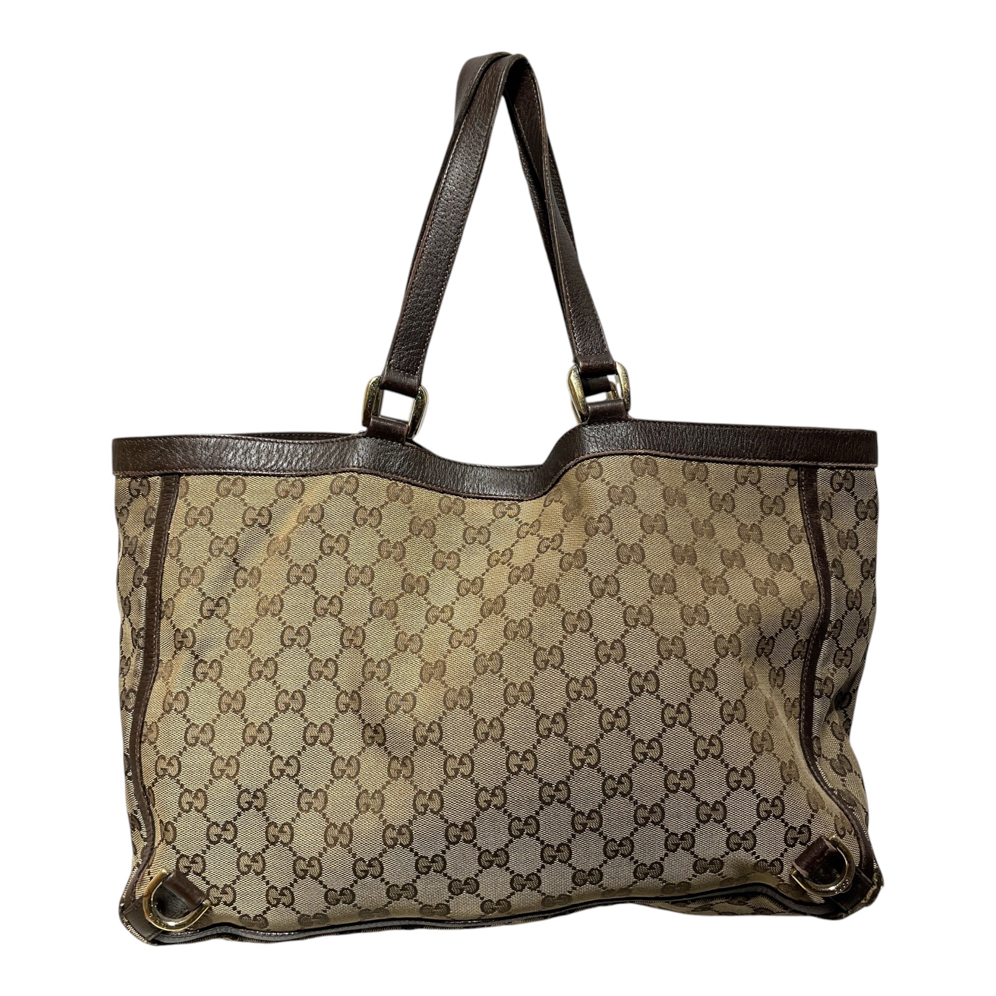 GUCCI/Bag/All Over Print/Leather/BRW/Canvas Abbey