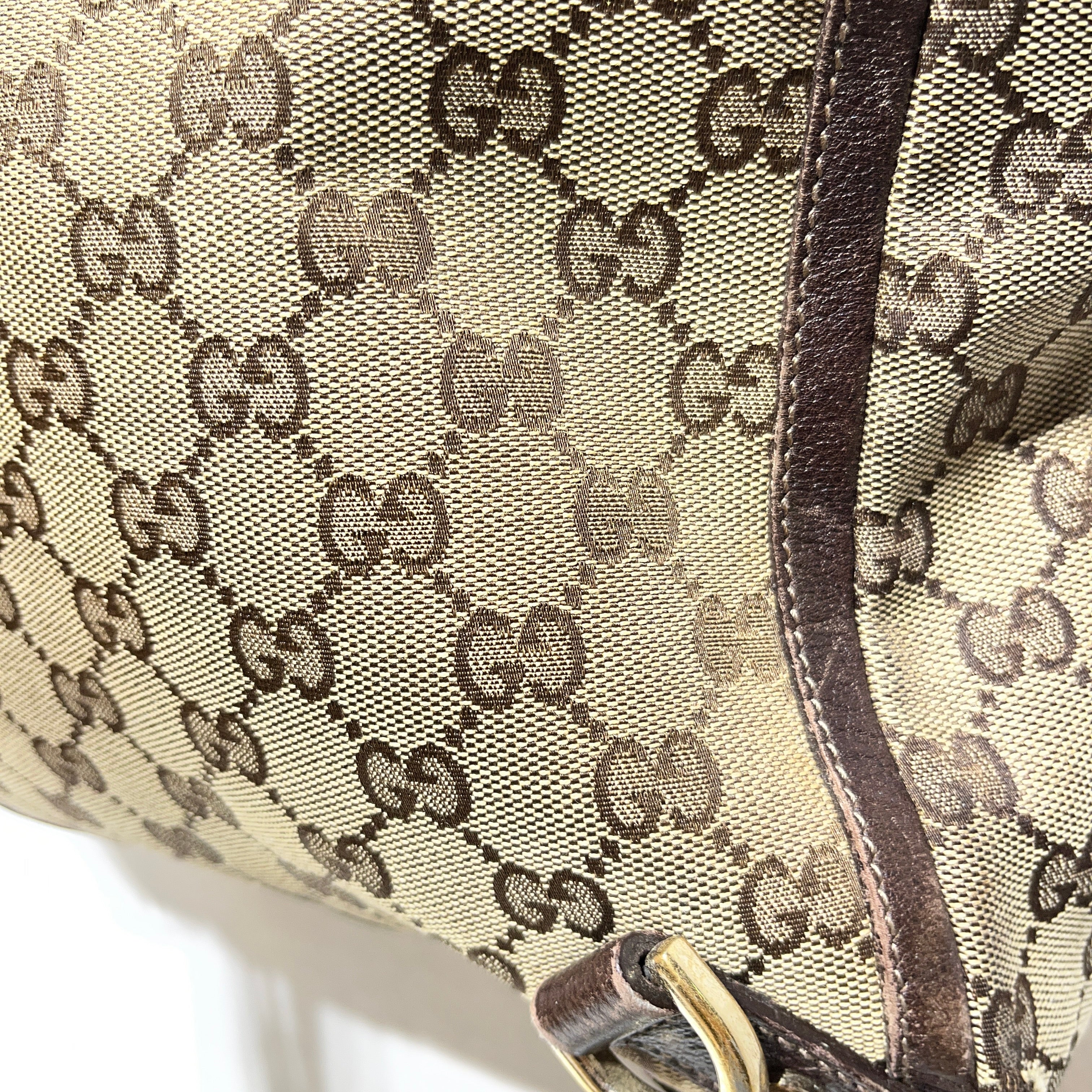 GUCCI/Bag/All Over Print/Leather/BRW/Canvas Abbey