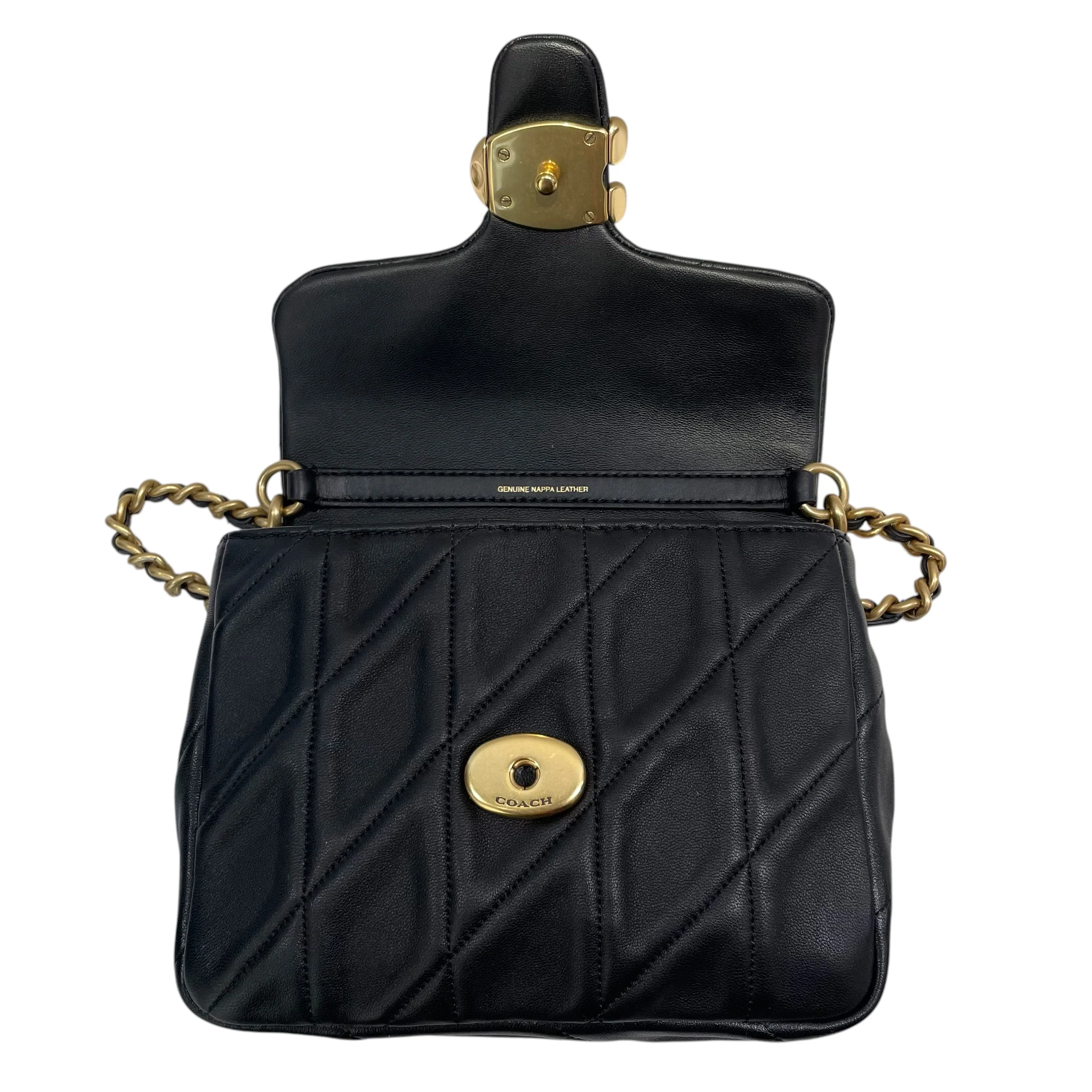 COACH/Cross Body Bag/Leather/BLK/TIMES SQUARE TABBY