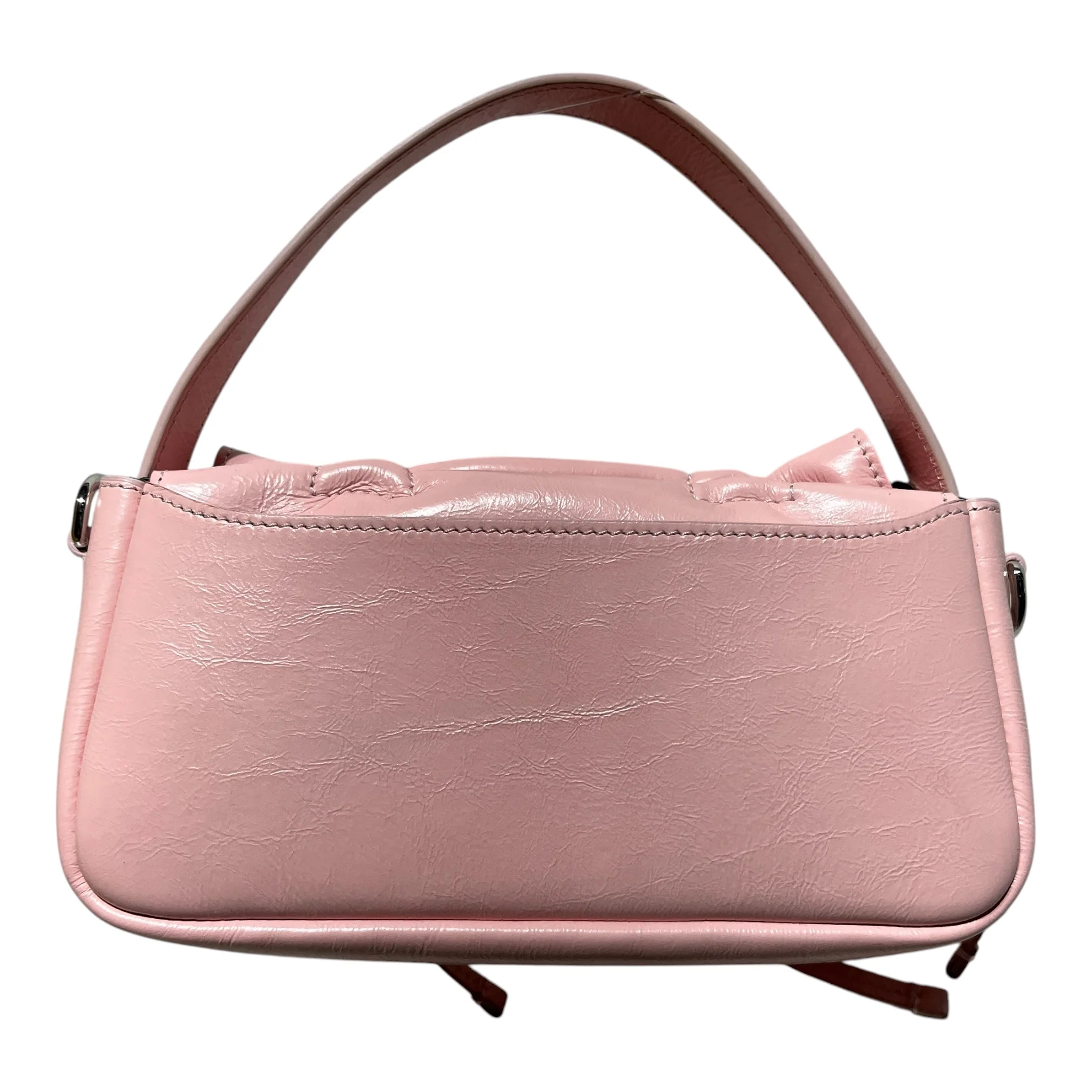 Acne Studios/Hand Bag/Leather/PNK/Ruched Bow Micro