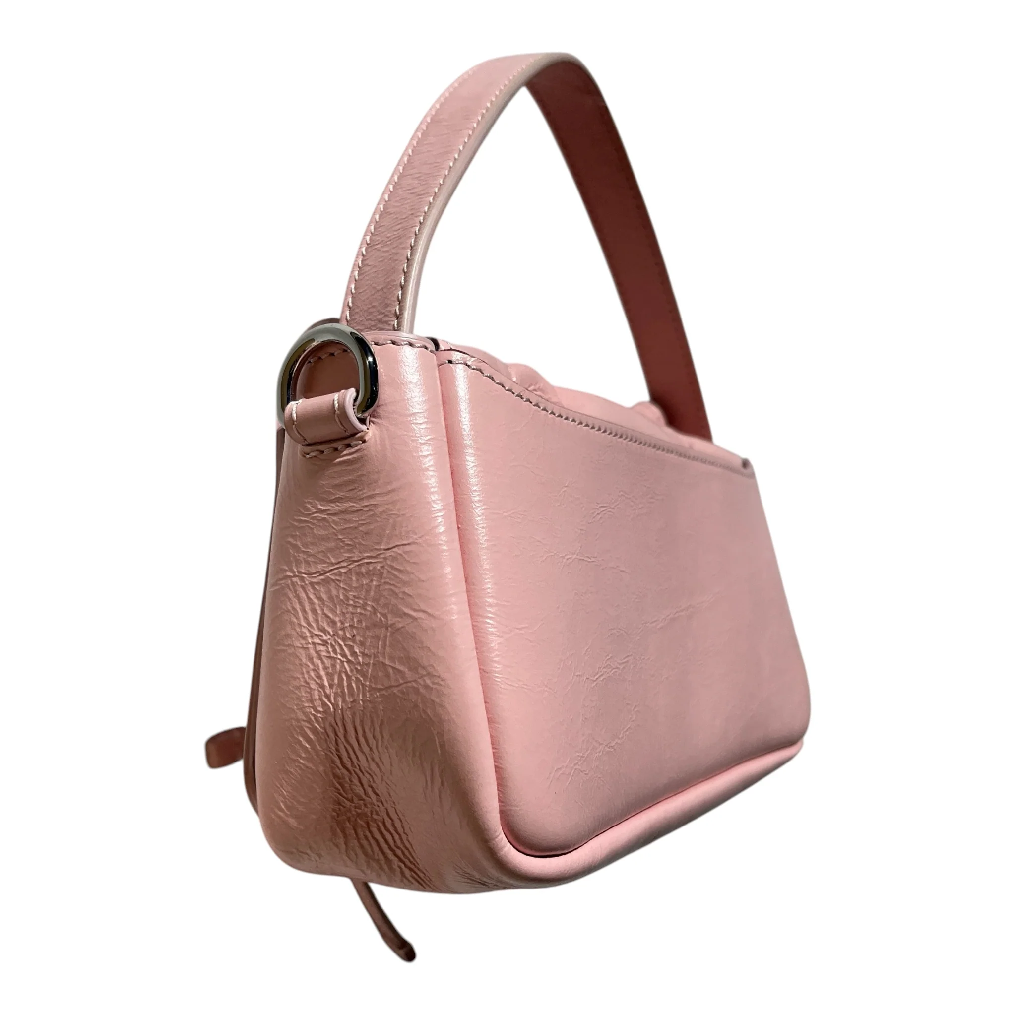 Acne Studios/Hand Bag/Leather/PNK/Ruched Bow Micro