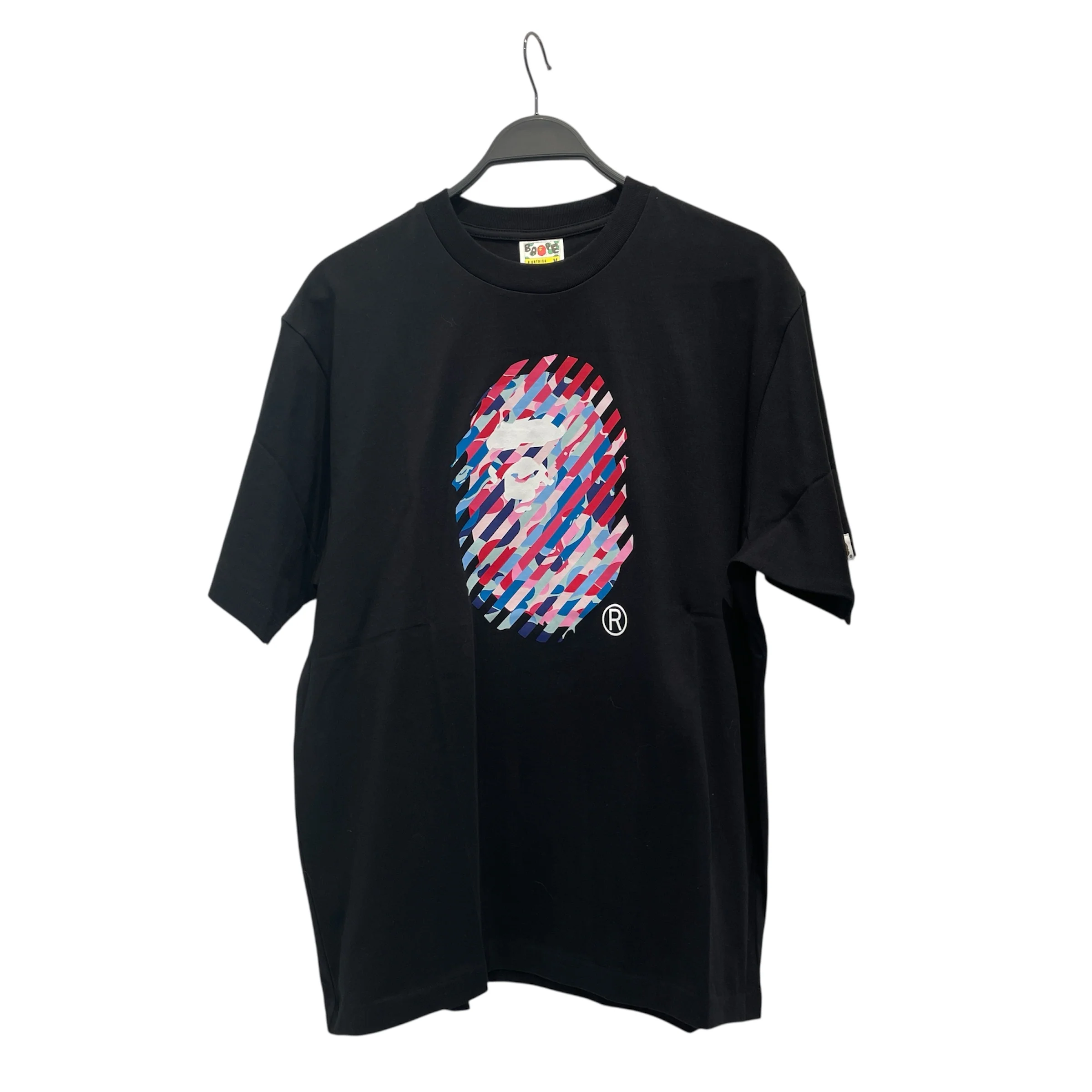 A BATHING APE/T-Shirt/M/Cotton/MLT/All Over Print/Camo Illusion