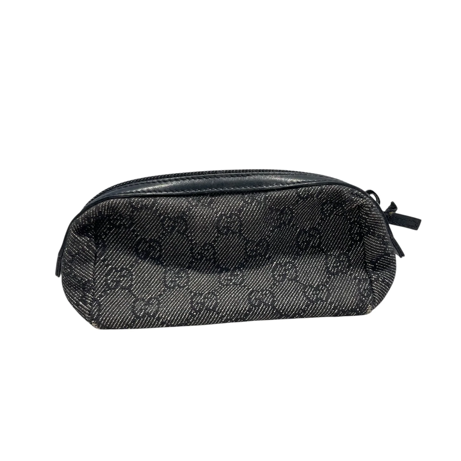 GUCCI/Pouch/Monogram/GRY/DENIM COSMETIC POUCH