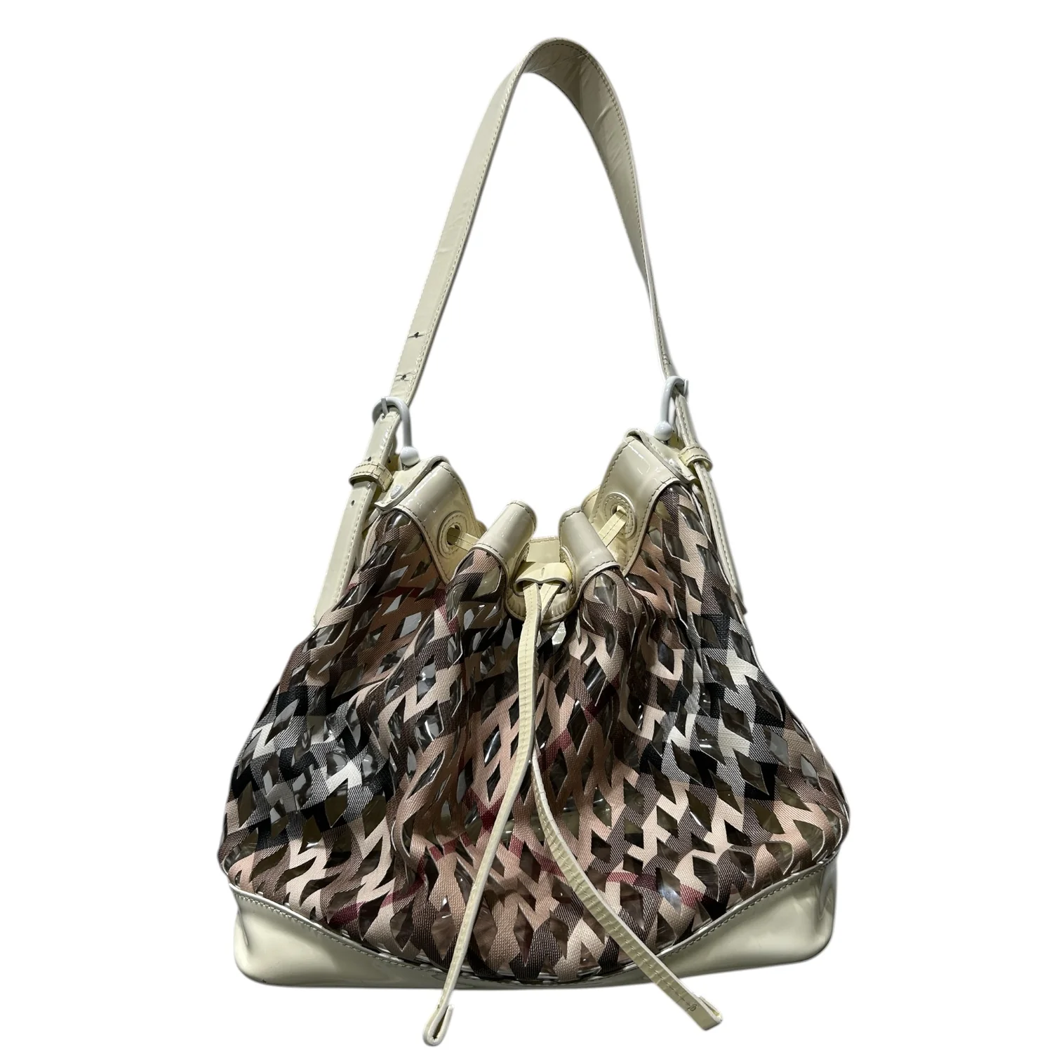 BURBERRY/Bag/Plaid/Leather/BRW/PVC SUPERNOVA TOTE