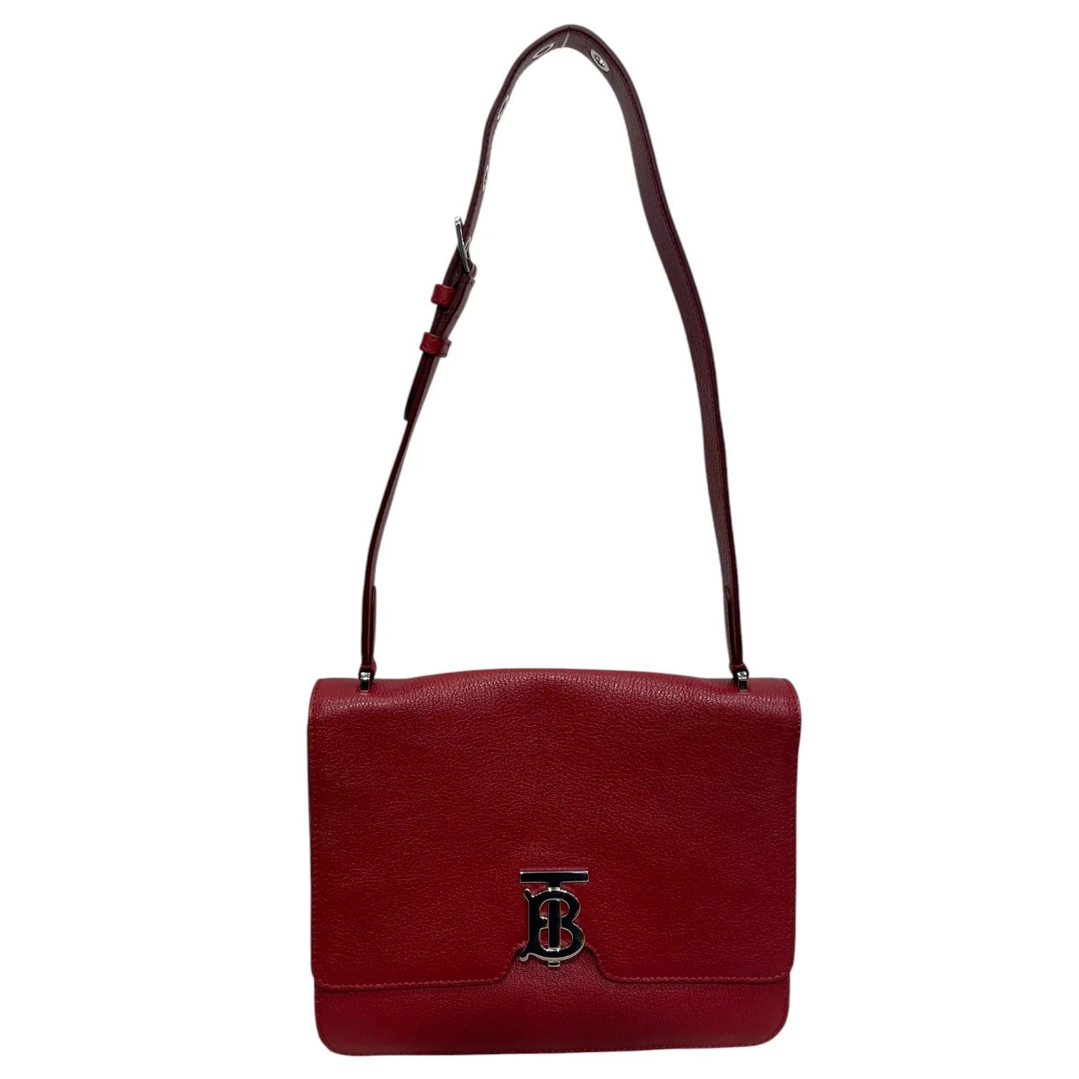 BURBERRY/Cross Body Bag/Leather/RED/TB ALICE SATCHEL