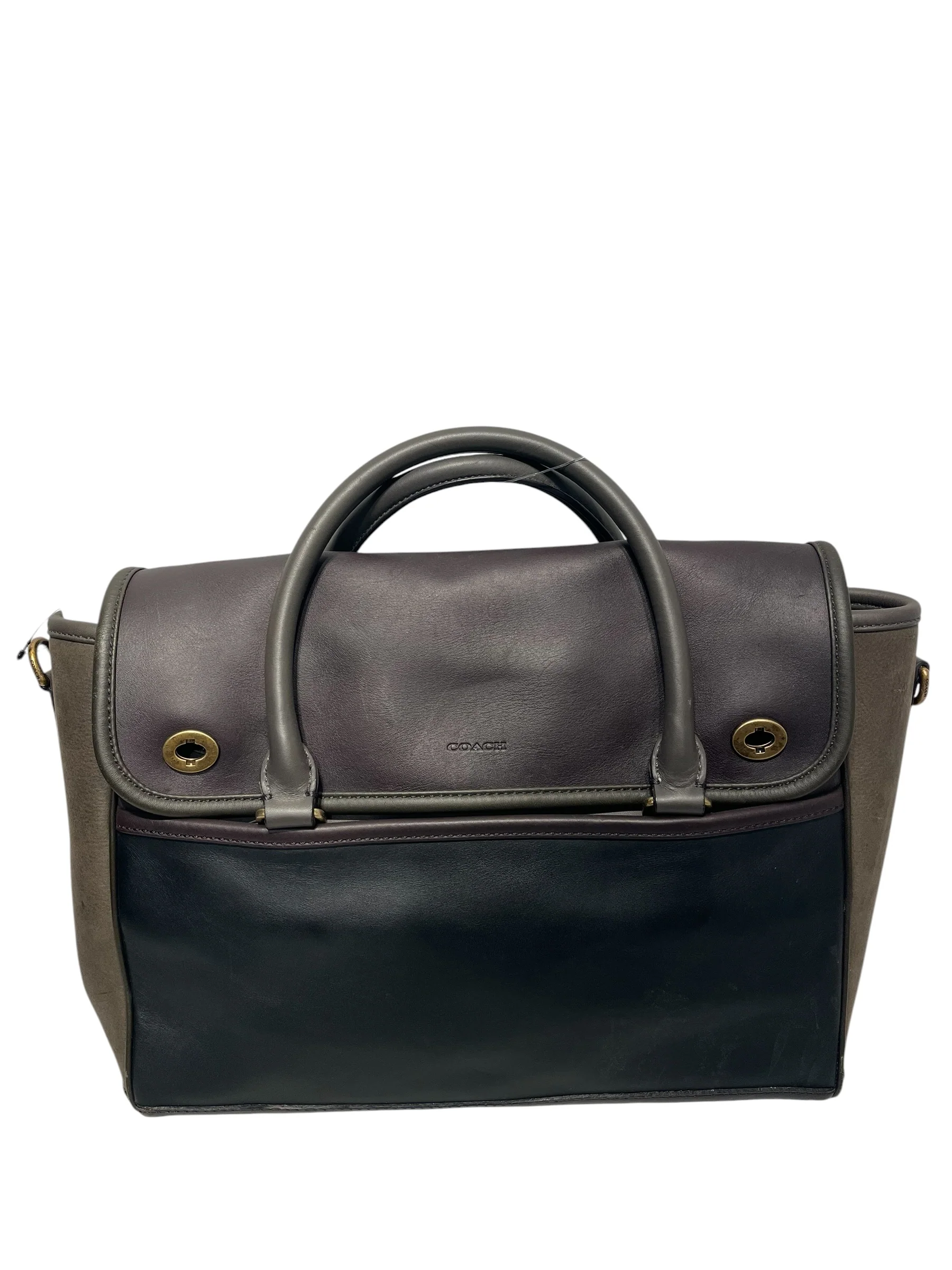 COACH/Bag/Leather/MLT/Legacy Utility Flap Comuter