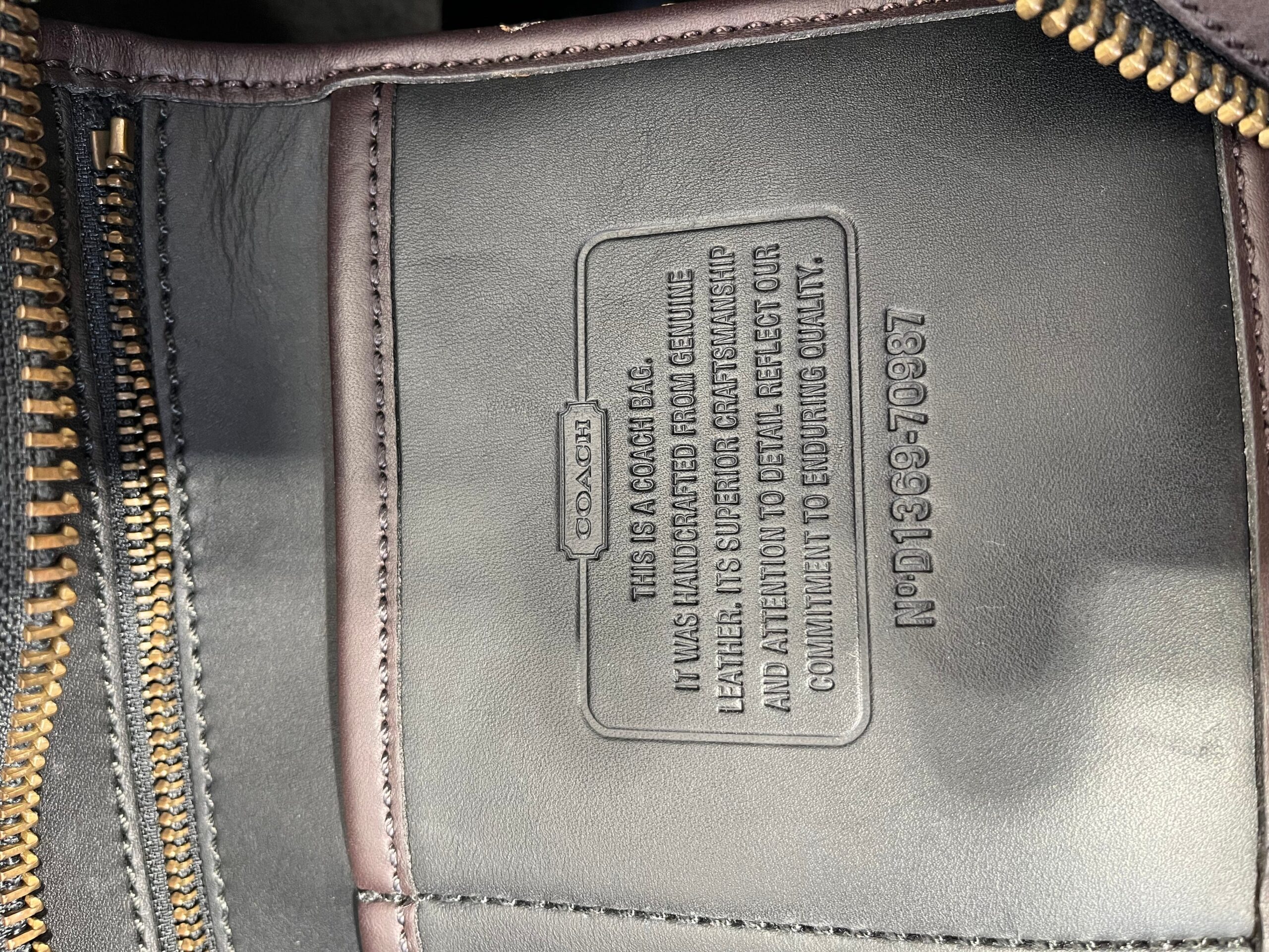 COACH/Bag/Leather/MLT/Legacy Utility Flap Comuter