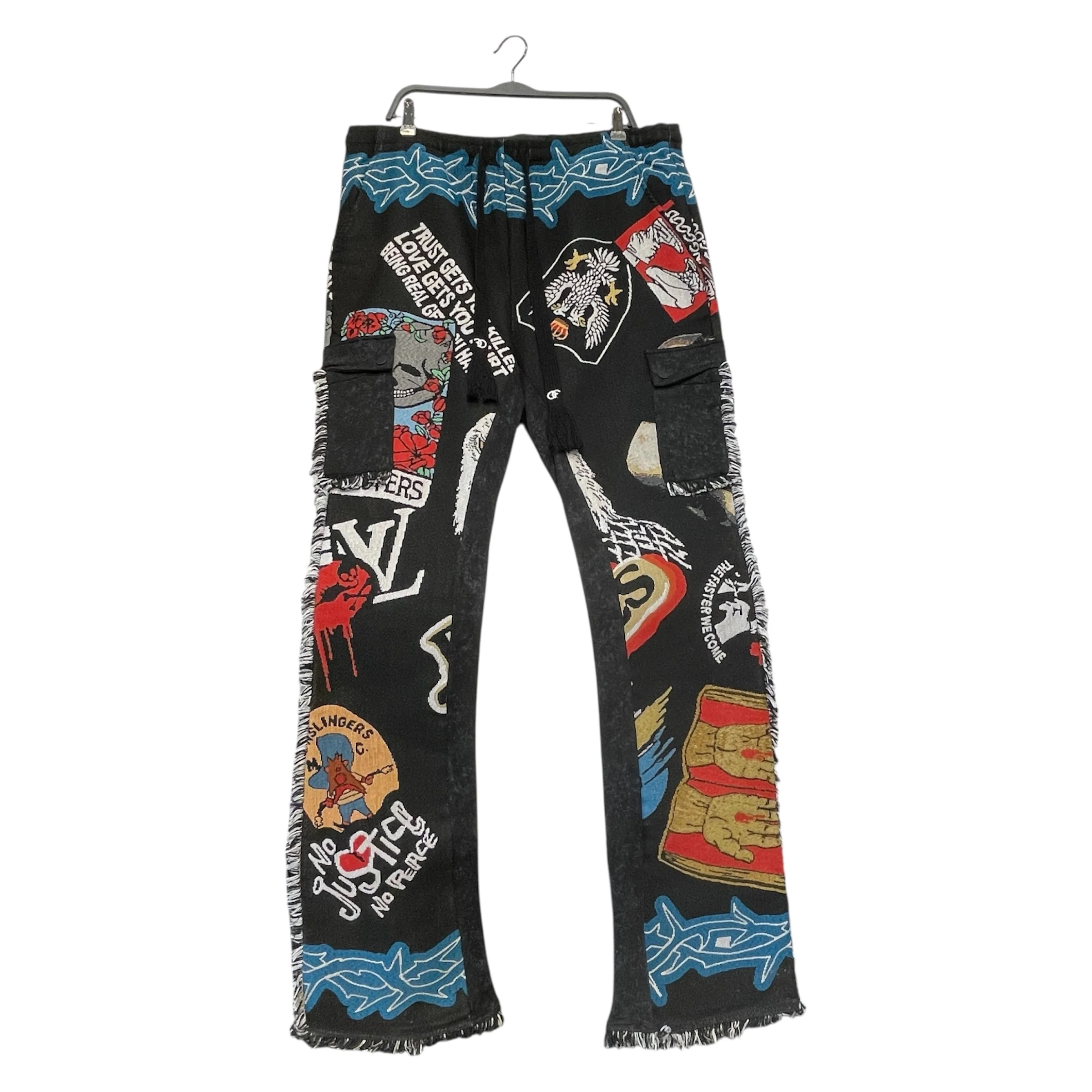 253-brave-heart-skinny-pants-xl-cotton-blk-all-over-print-tapestry-pants-1.webp Brave Heart/Skinny Pants/XL/Cotton/BLK/All Over Print/Tapestry Pants