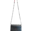Christian Louboutin/Cross Body Bag/Leather/BLK/STUDDED/DARK TONE HARDWARE