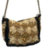 GUCCI/Cross Body Bag/BEG/GG MARMONT FLORAL RAFFIA