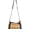 GUCCI/Cross Body Bag/BEG/GG MARMONT FLORAL RAFFIA