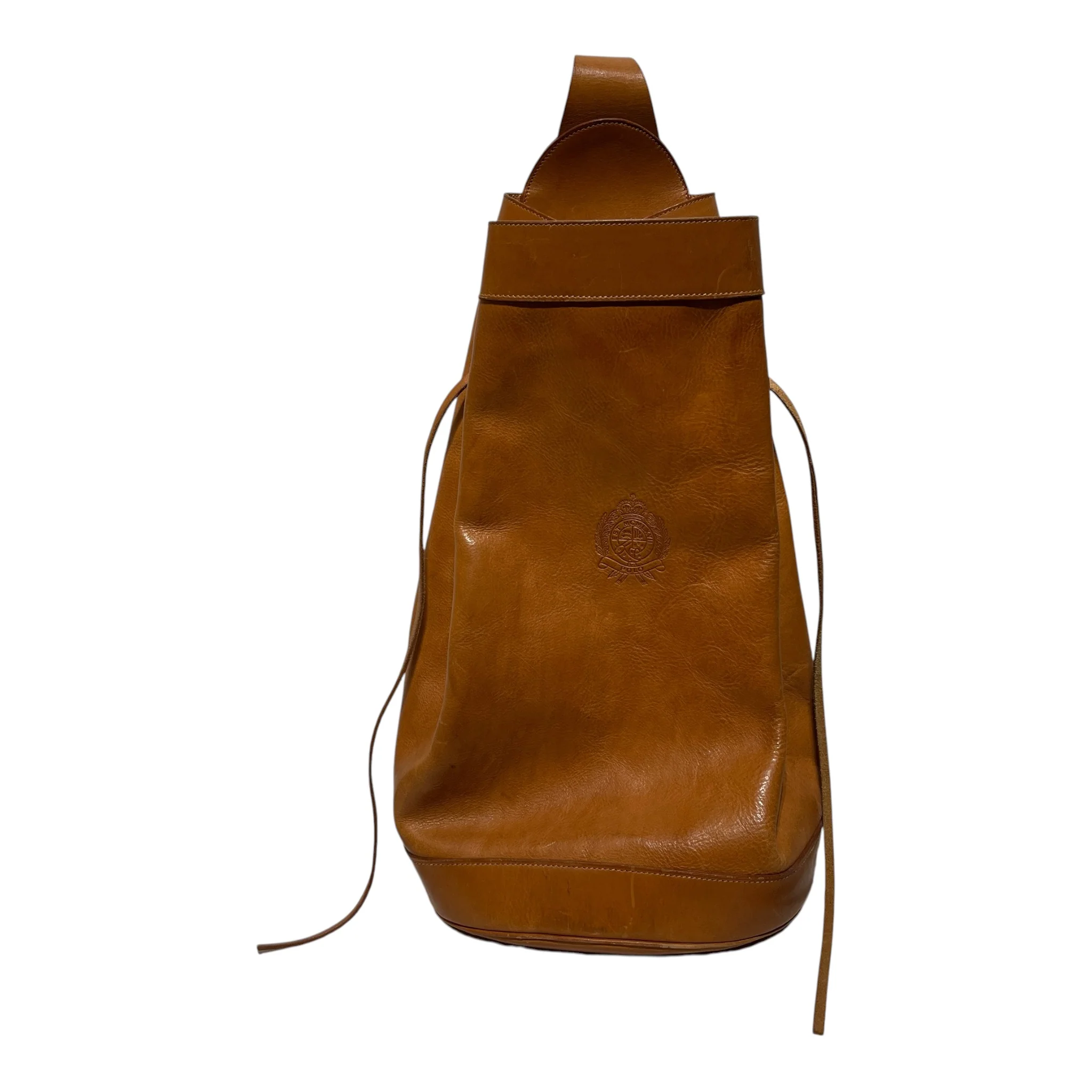 RALPH LAUREN/Backpack/Leather/CML/SINGLE STRAP