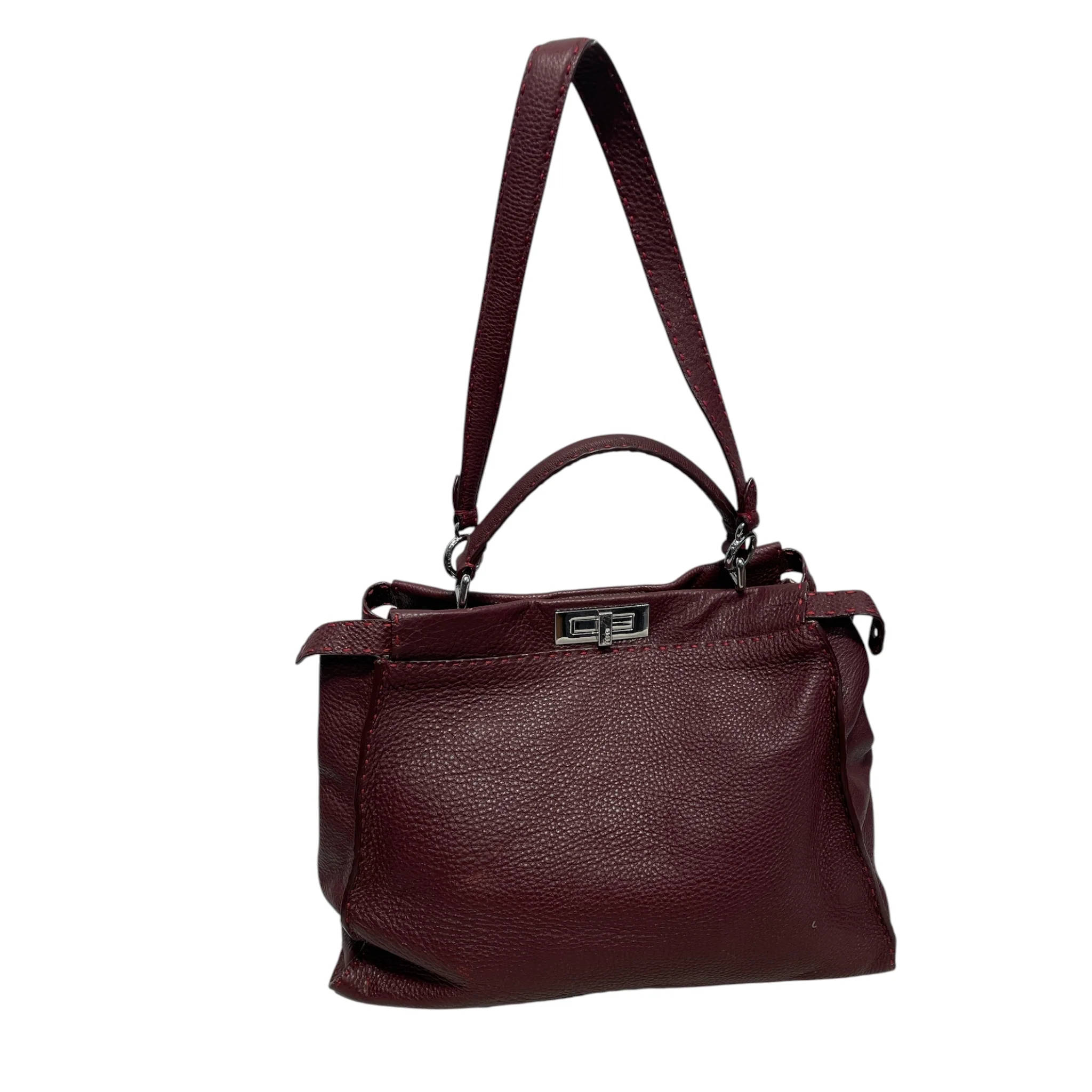 FENDI/Hand Bag/Leather/BRD/peekaboo