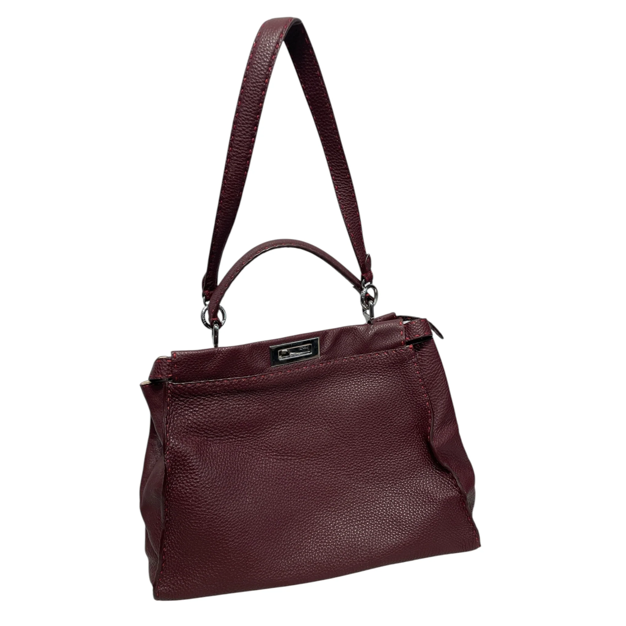 FENDI/Hand Bag/Leather/BRD/peekaboo