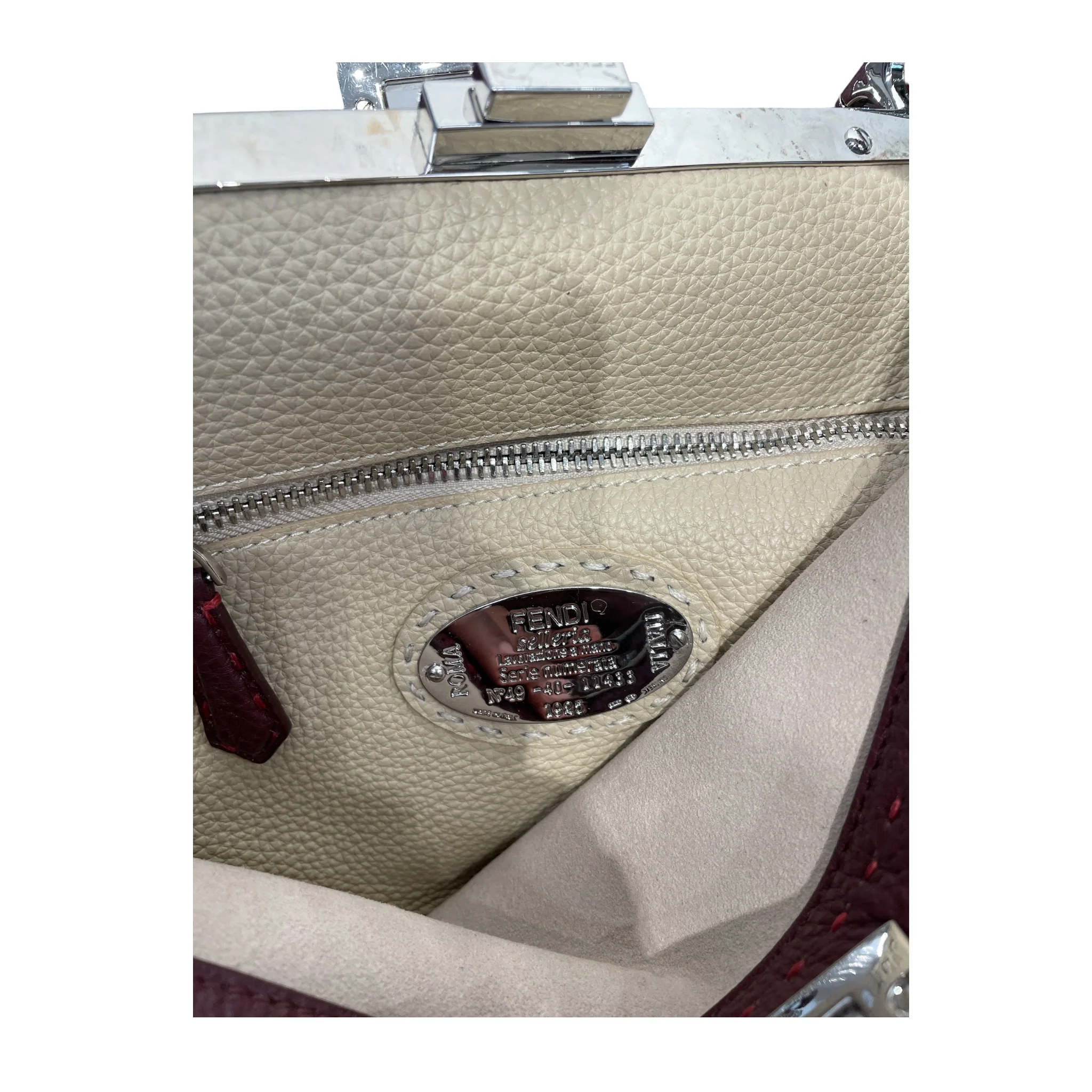 FENDI/Hand Bag/Leather/BRD/peekaboo