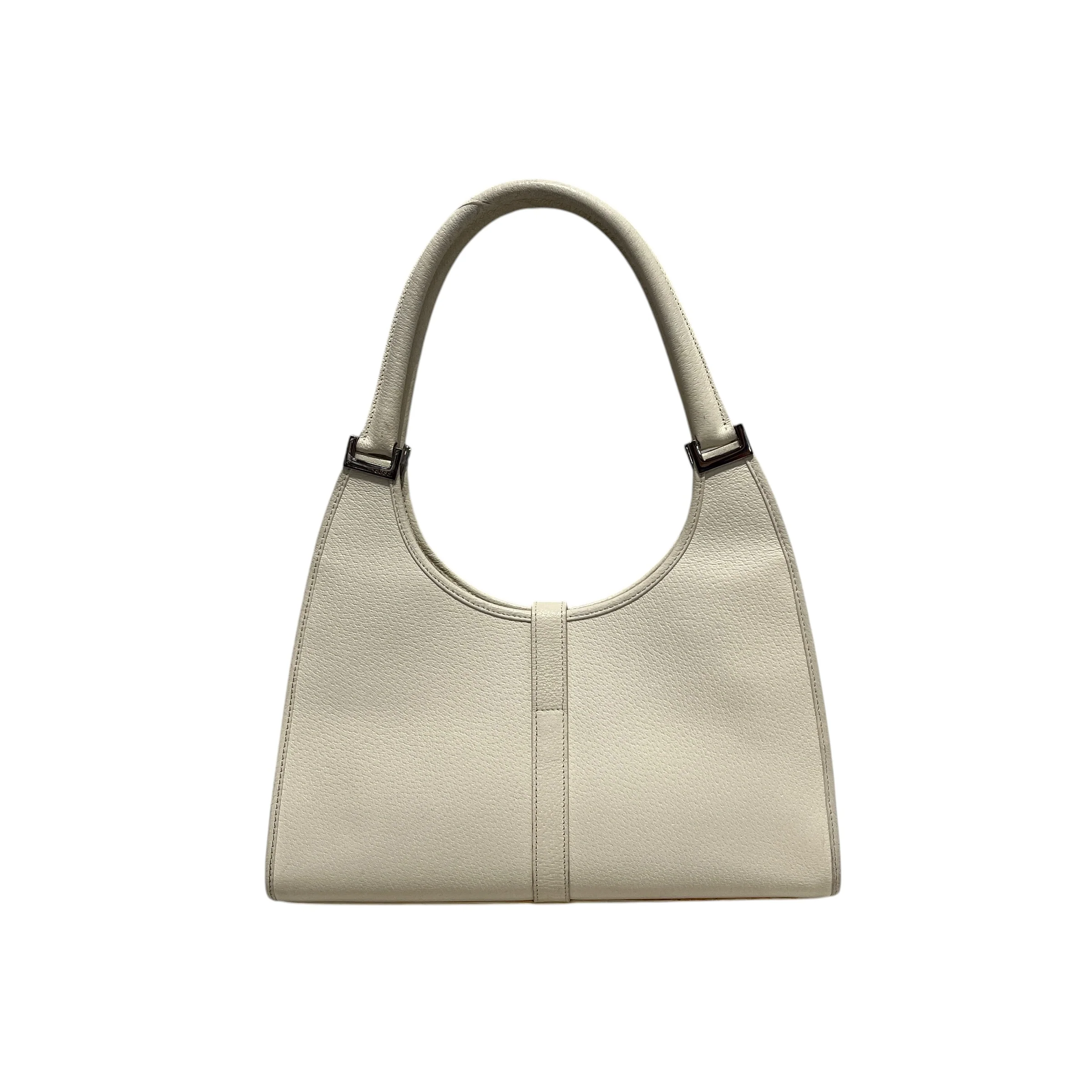 GUCCI/Hand Bag/Leather/WHT/jackie vintage