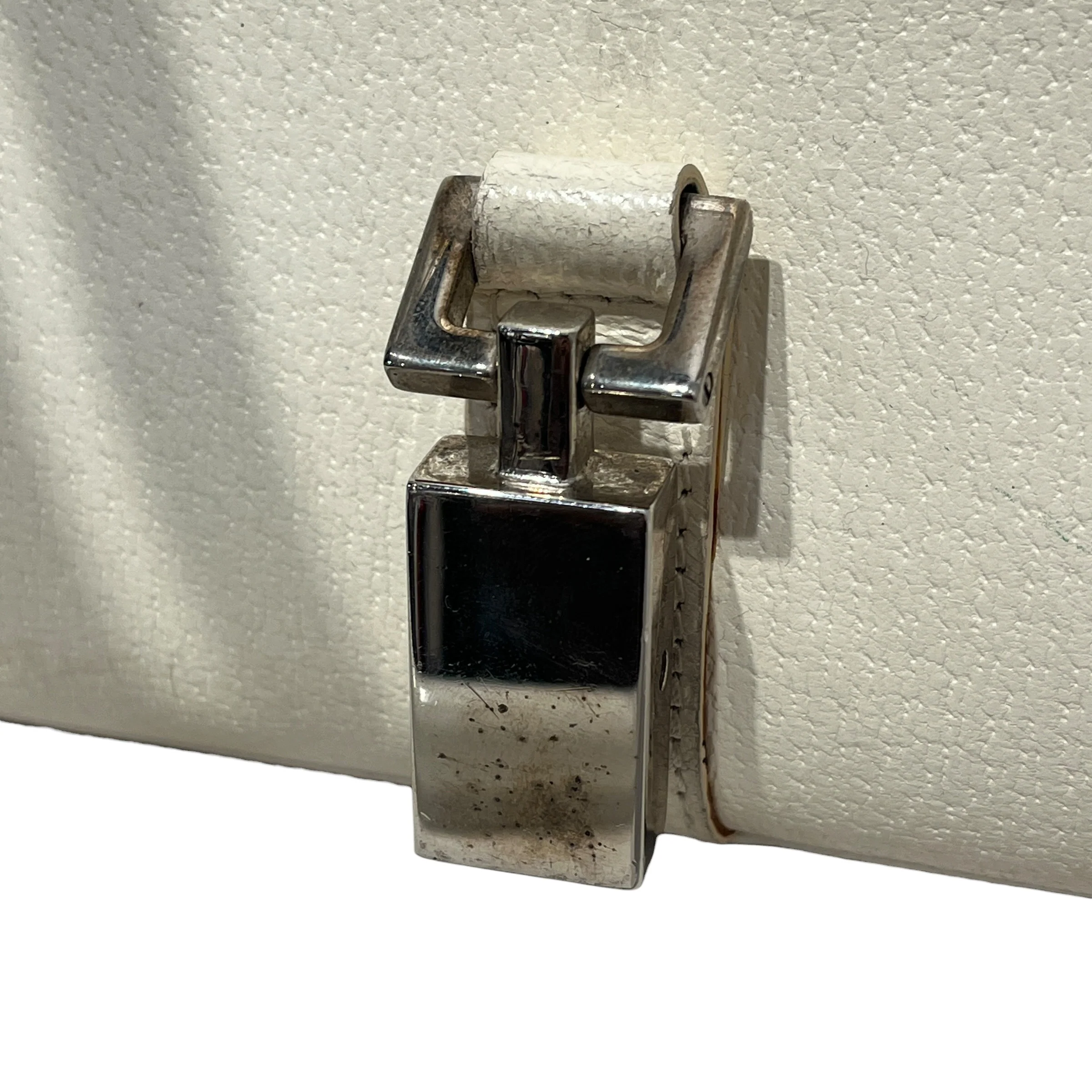GUCCI/Hand Bag/Leather/WHT/jackie vintage