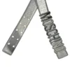 MOSCHINO/Belt/Leather/SLV/SIL LOGO BELT, 40