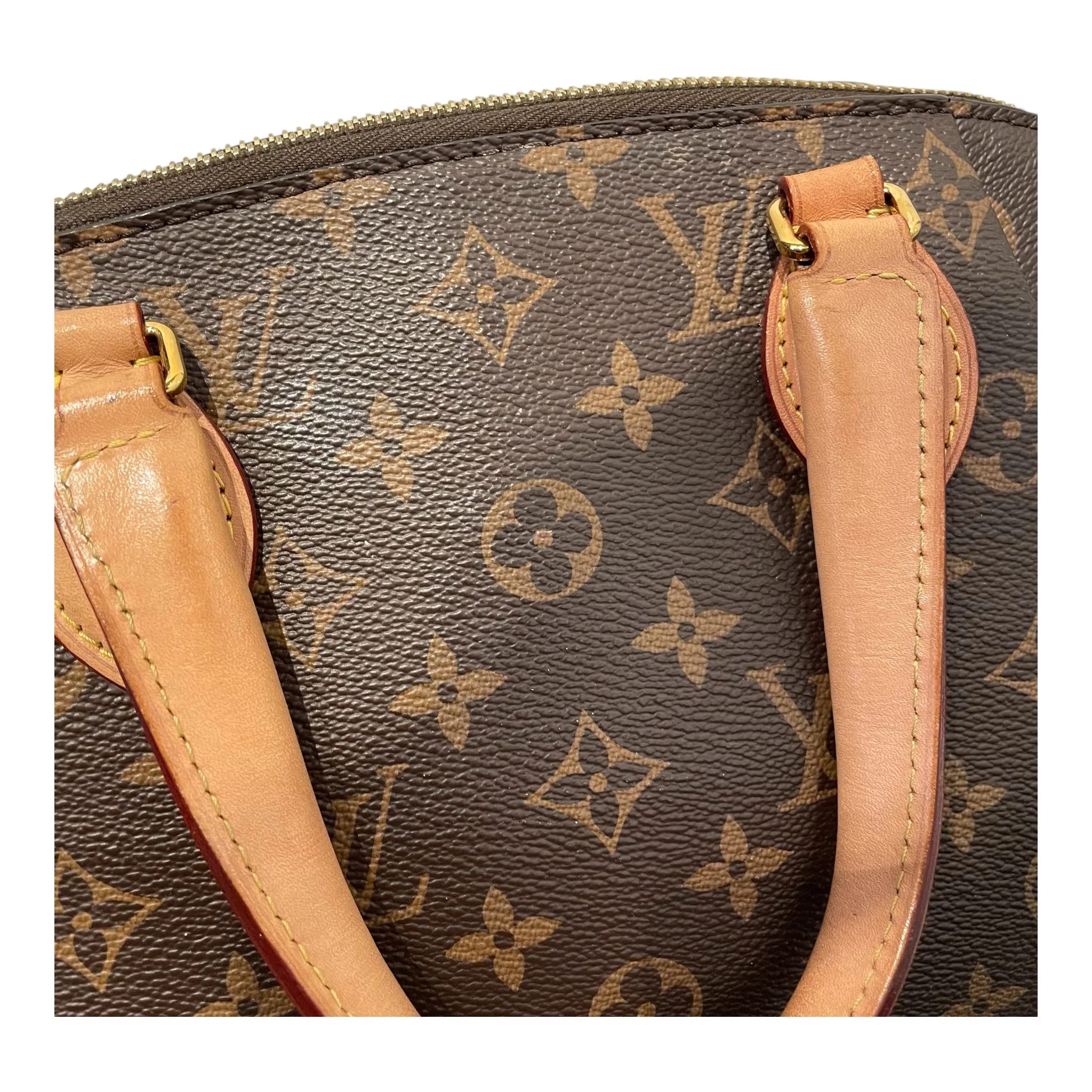 LOUIS VUITTON/Hand Bag/Monogram/Leather/BRW/RIVOLI LEATHER LOCK