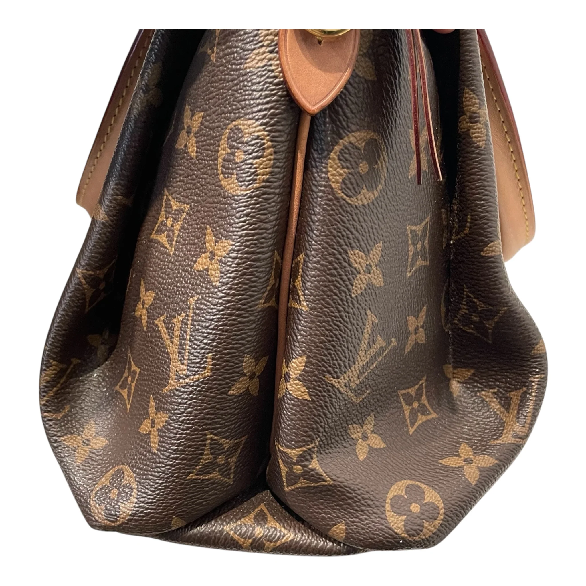 LOUIS VUITTON/Hand Bag/Monogram/Leather/BRW/RIVOLI LEATHER LOCK