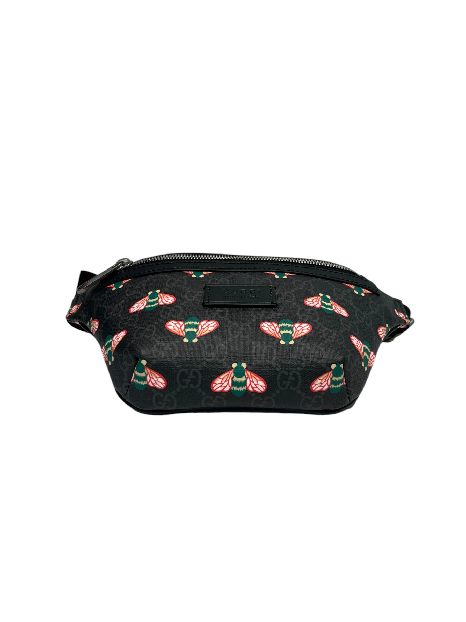 GUCCI/Fanny Pack/Monogram/Leather/BLK/GUCCI BESTIARY BELT BAG