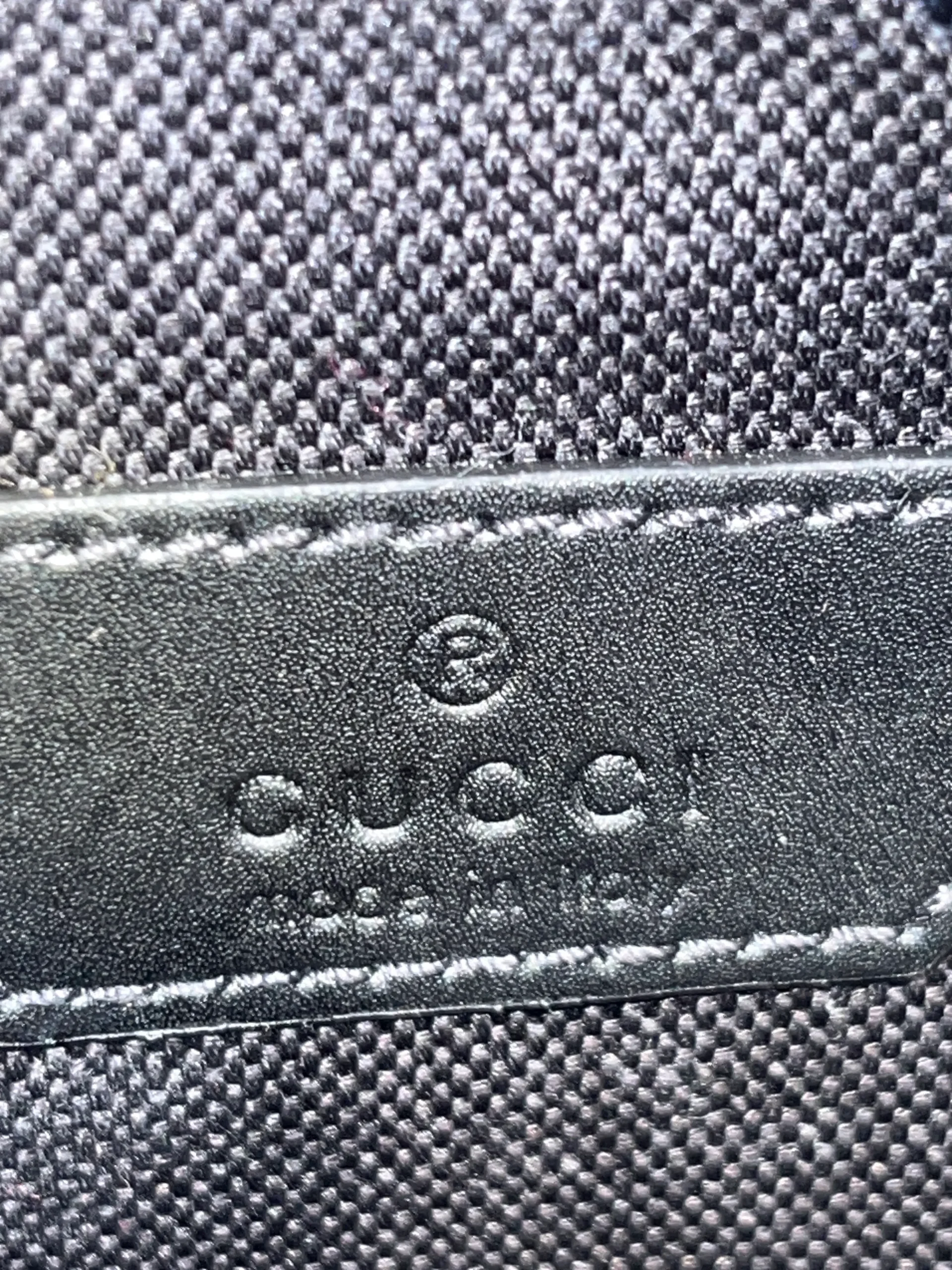 GUCCI/Fanny Pack/Monogram/Leather/BLK/GUCCI BESTIARY BELT BAG