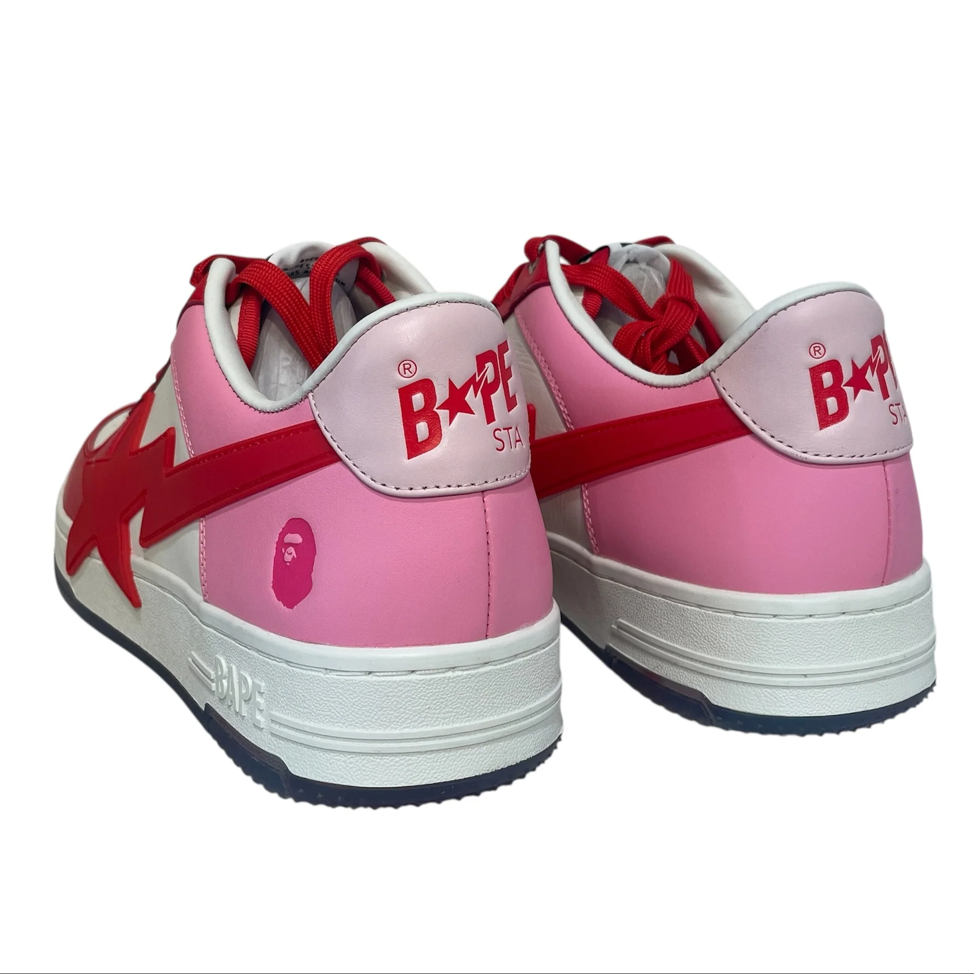 255-bape-sta-low-sneakers-us-11-leather-red-red-pink-bapesta-2.webp BAPE STA!/Low-Sneakers/US 11/Leather/RED/Red Pink BapeSta