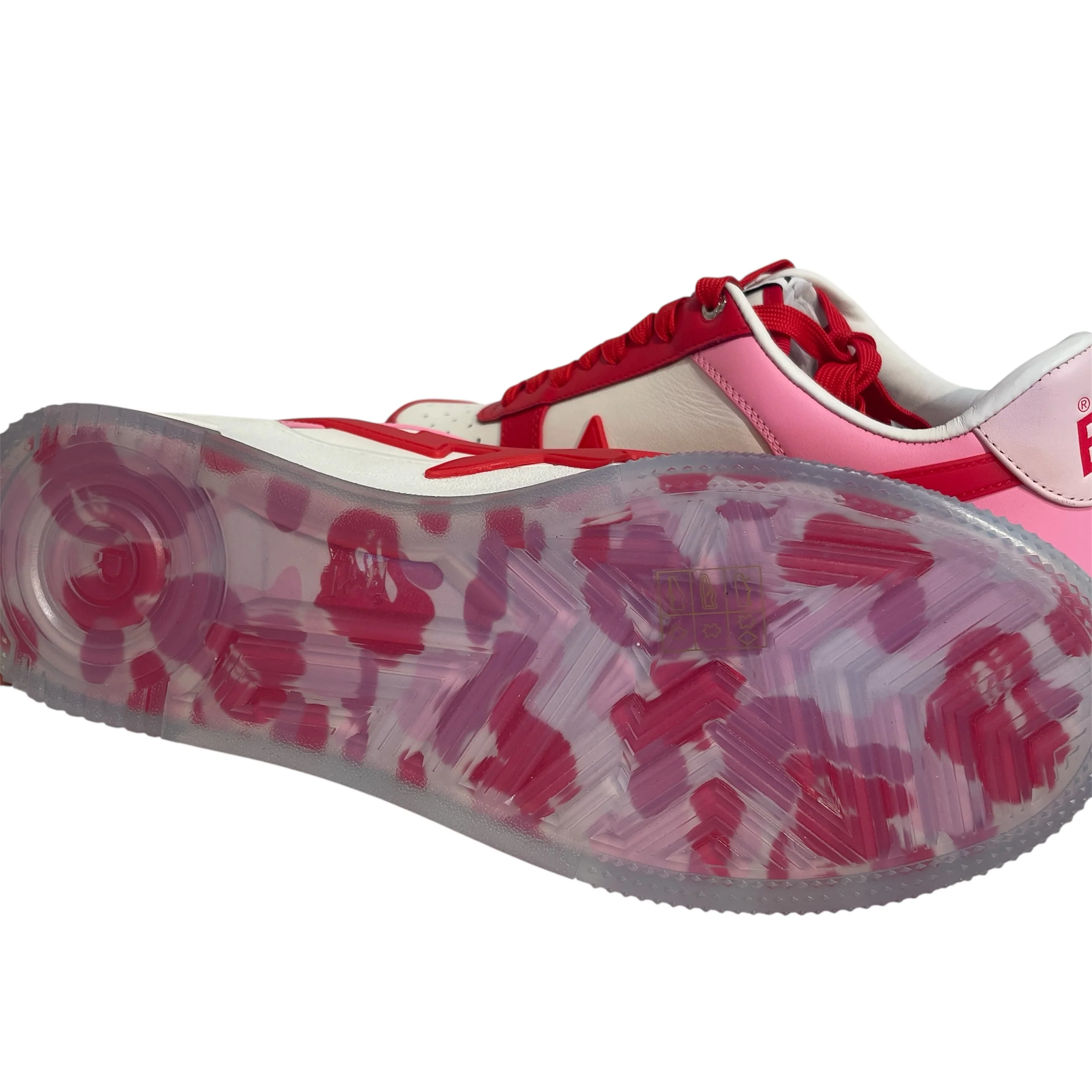 255-bape-sta-low-sneakers-us-11-leather-red-red-pink-bapesta-3.webp BAPE STA!/Low-Sneakers/US 11/Leather/RED/Red Pink BapeSta