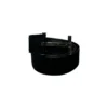 TOM FORD/Belt/Suede/BLK/SUEDE SILVER T BUCKLE