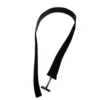 TOM FORD/Belt/Suede/BLK/SUEDE SILVER T BUCKLE