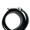 TOM FORD/Belt/Suede/BLK/SUEDE SILVER T BUCKLE
