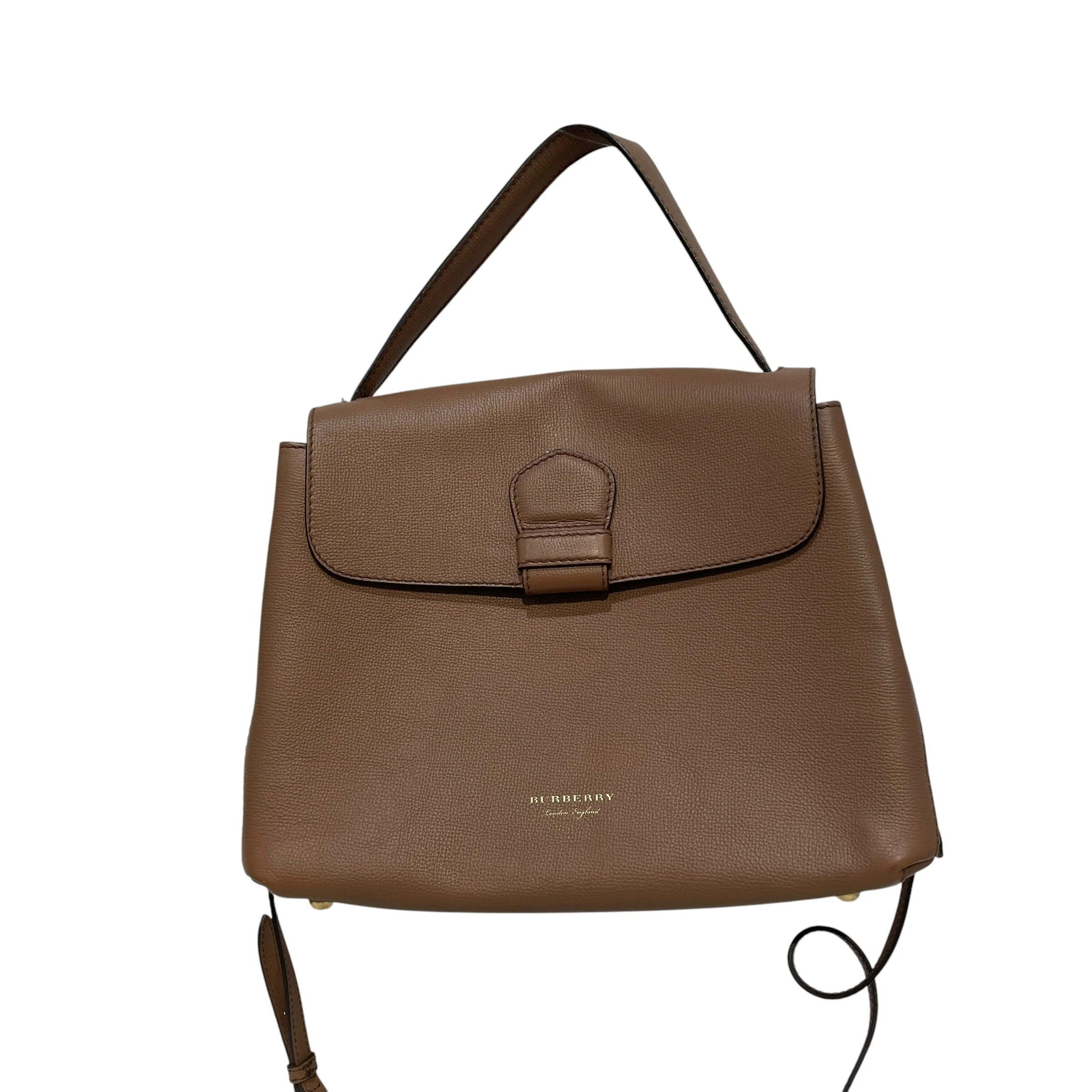 BURBERRY/Cross Body Bag/Leather/BRW/Camberly Top Handle Satchel