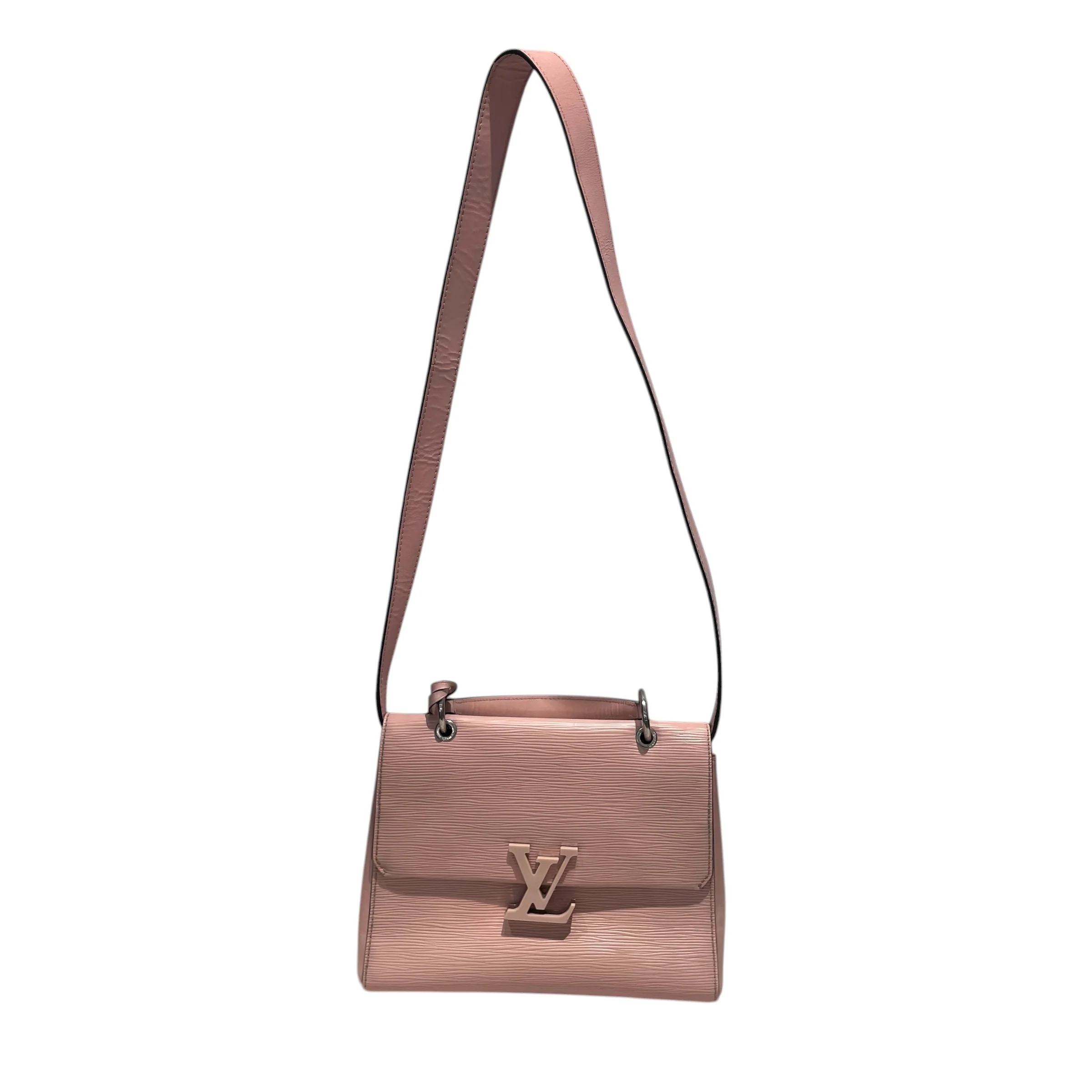 LOUIS VUITTON/Cross Body Bag/Leather/PNK/Grenelle Epi