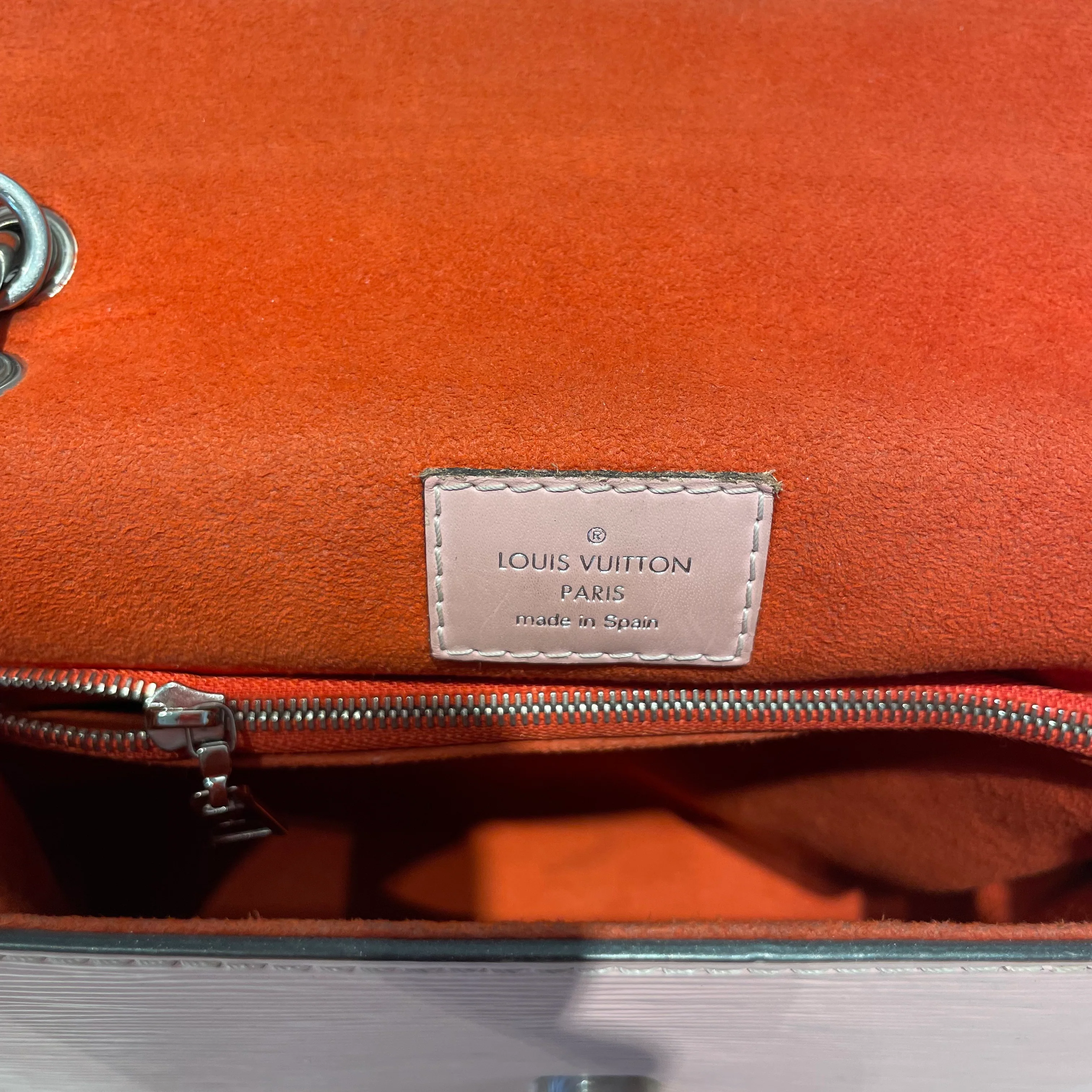 LOUIS VUITTON/Cross Body Bag/Leather/PNK/Grenelle Epi